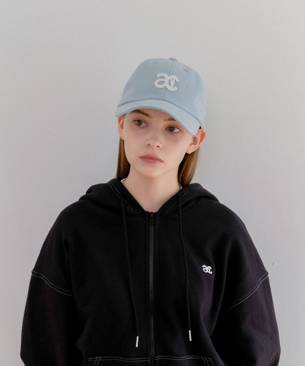 아노에틱(ANOETIC) ANC LOGO BALL CAP_LIGHT BLUE