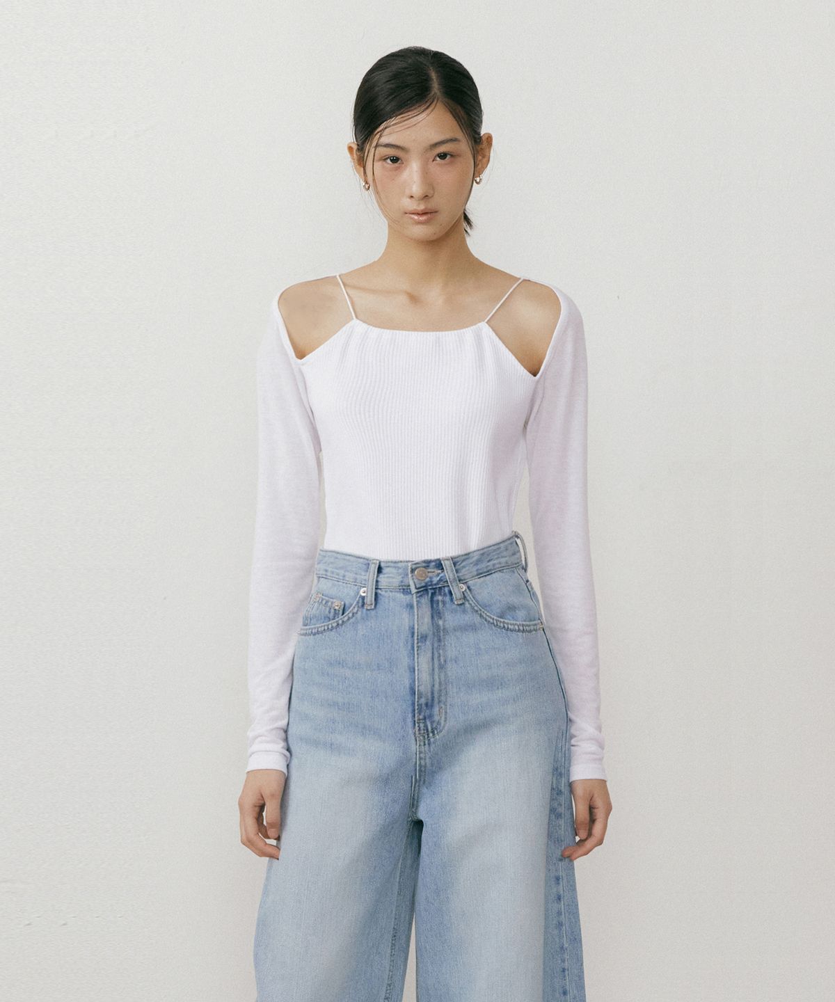 루시르주(LUCIR ZU) Strap Hole Sleeve (white)