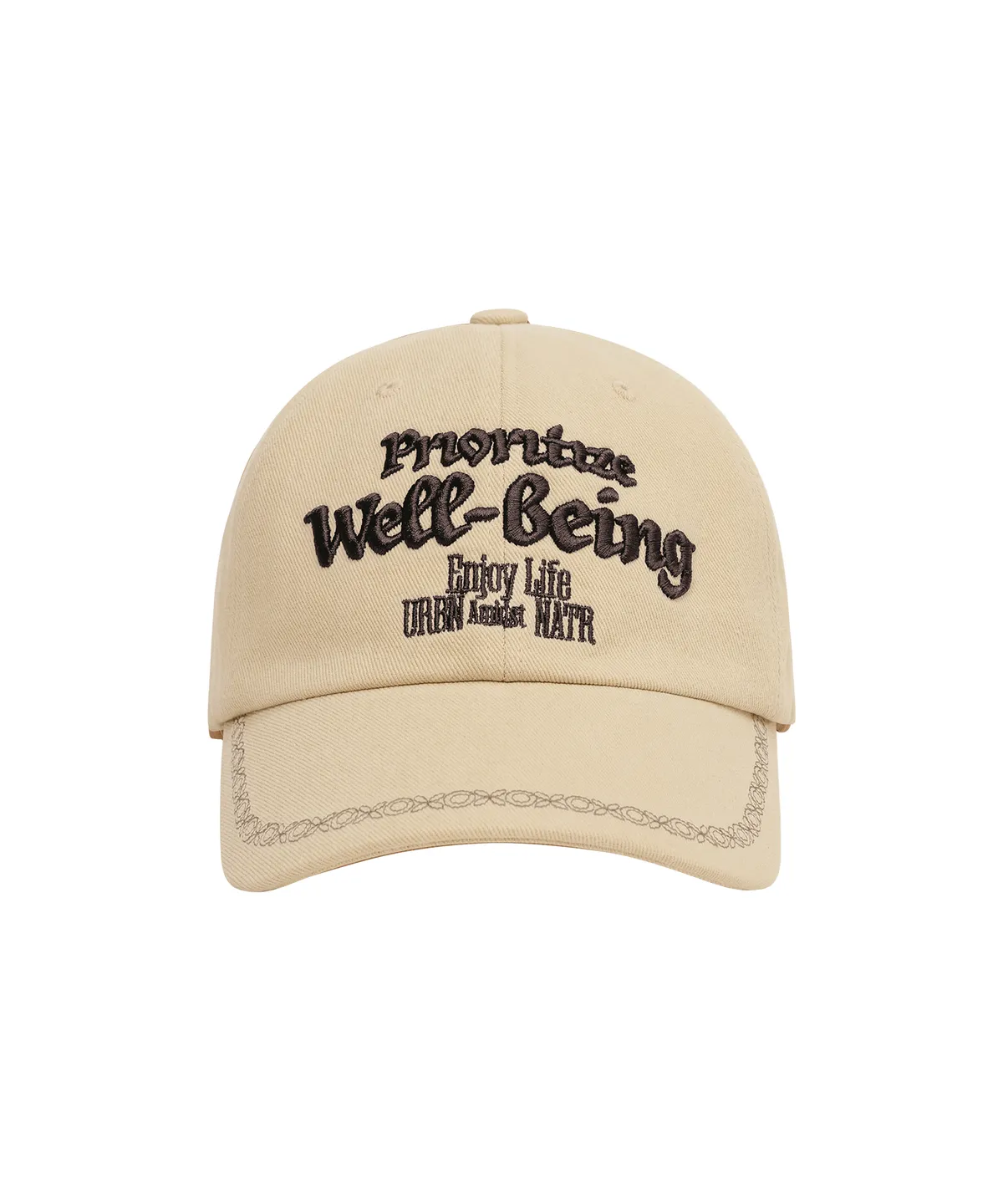 웰빙익스프레스(WELLBEING EXPRESS) Wellbeing Ball Cap Beige
