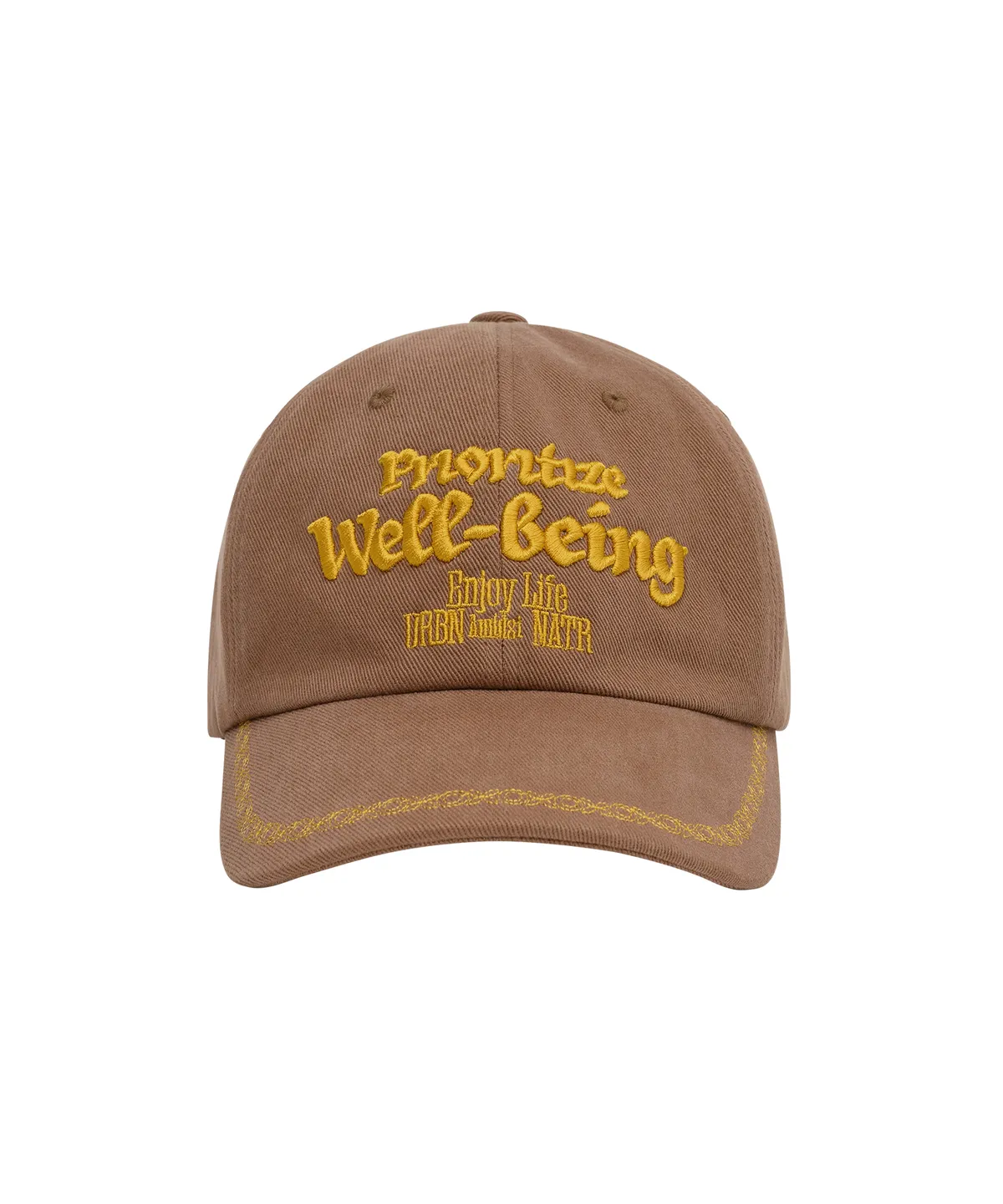 웰빙익스프레스(WELLBEING EXPRESS) Wellbeing Ball Cap Brown
