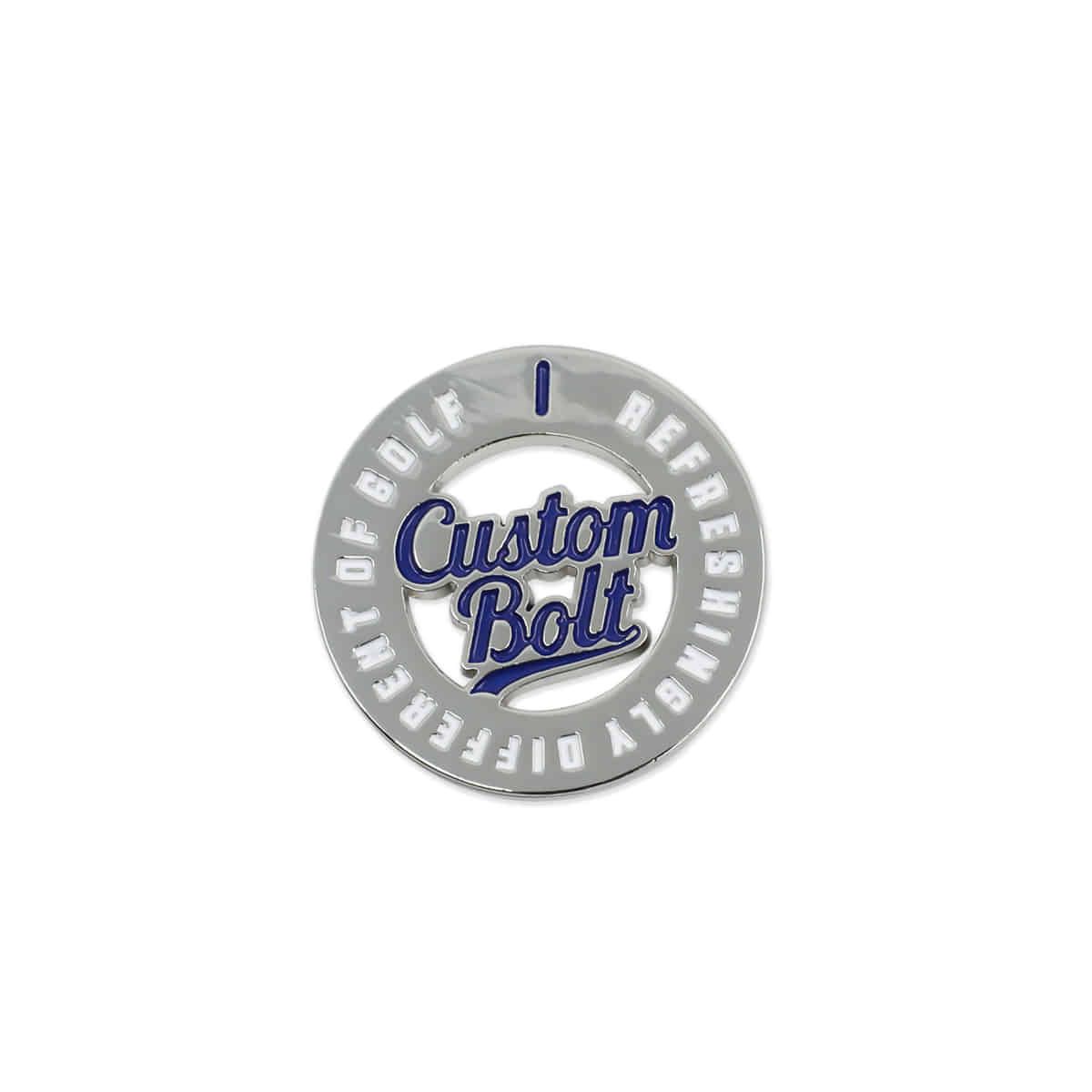 커스텀볼트(CUSTOMBOLT) 볼마커 1종 ＋ 네임택 1종 오션블루 세트