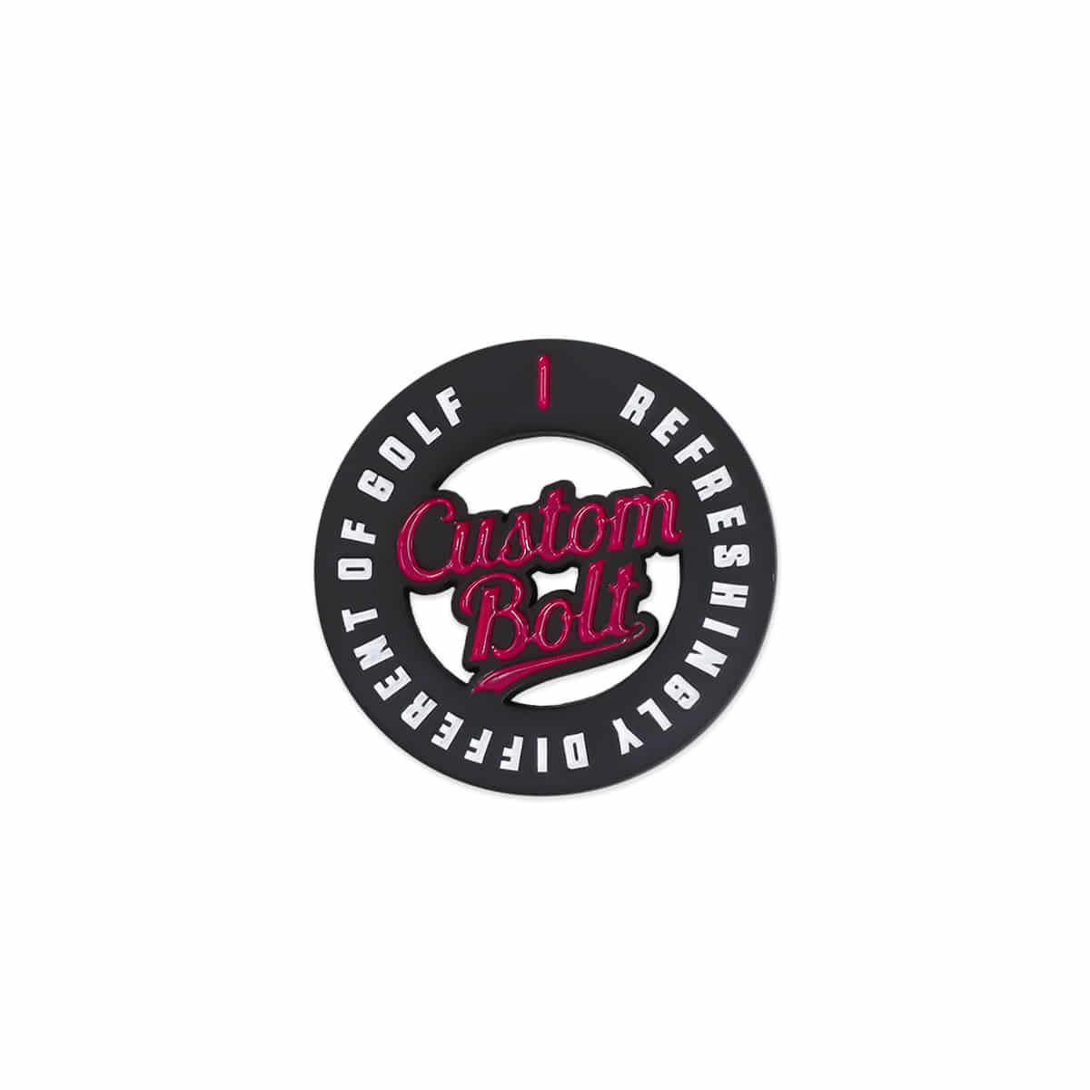 커스텀볼트(CUSTOMBOLT) 볼마커 1종 ＋ 네임택 1종 핫핑크 세트