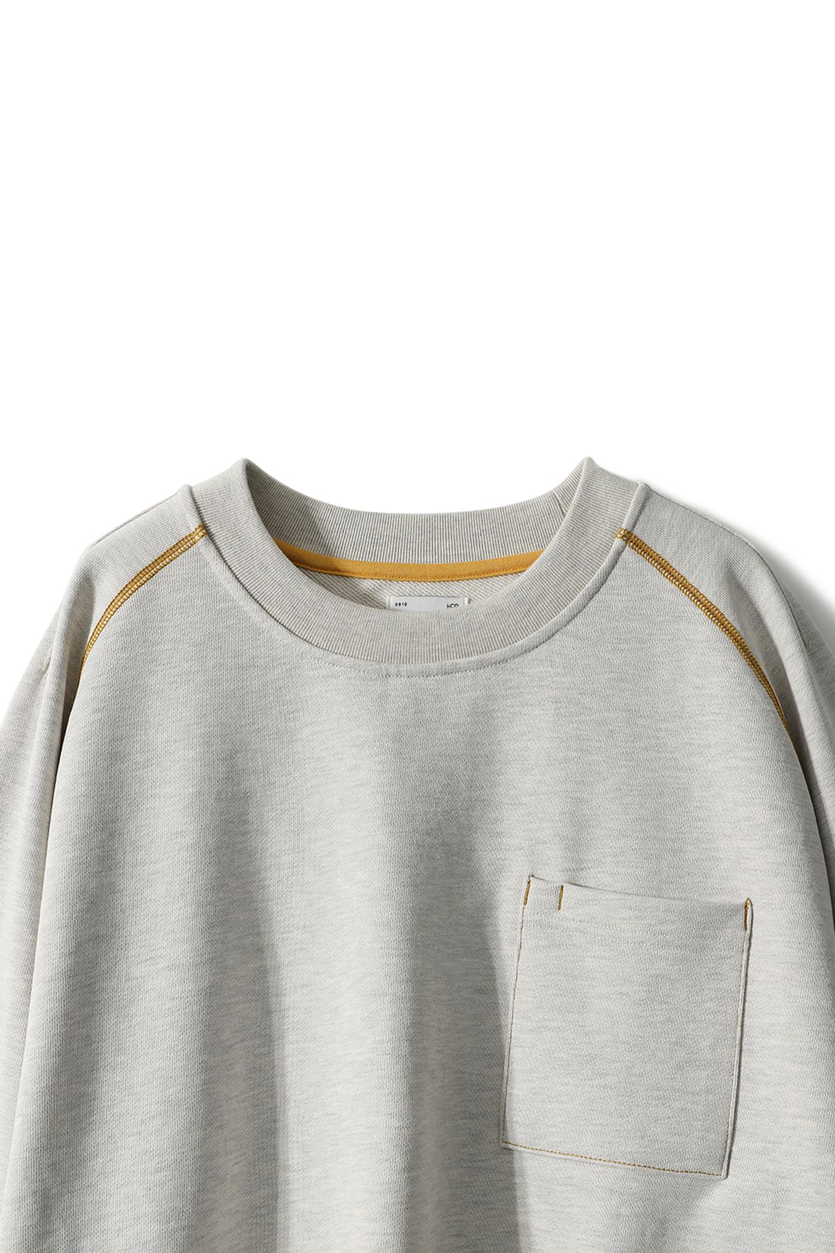 홀리선(HORLISUN) Sugarpine Raglan Sweatshirt Oatmeal Mustard