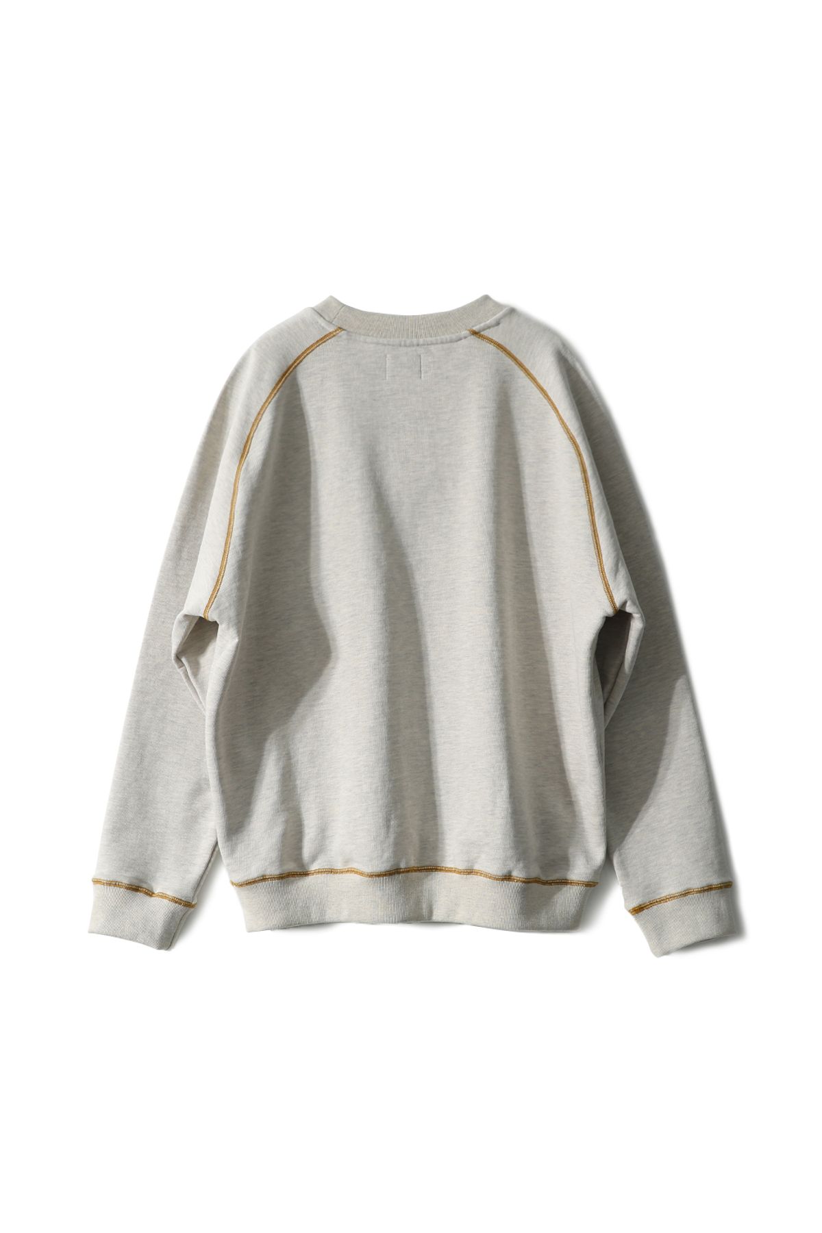 홀리선(HORLISUN) Sugarpine Raglan Sweatshirt Oatmeal Mustard