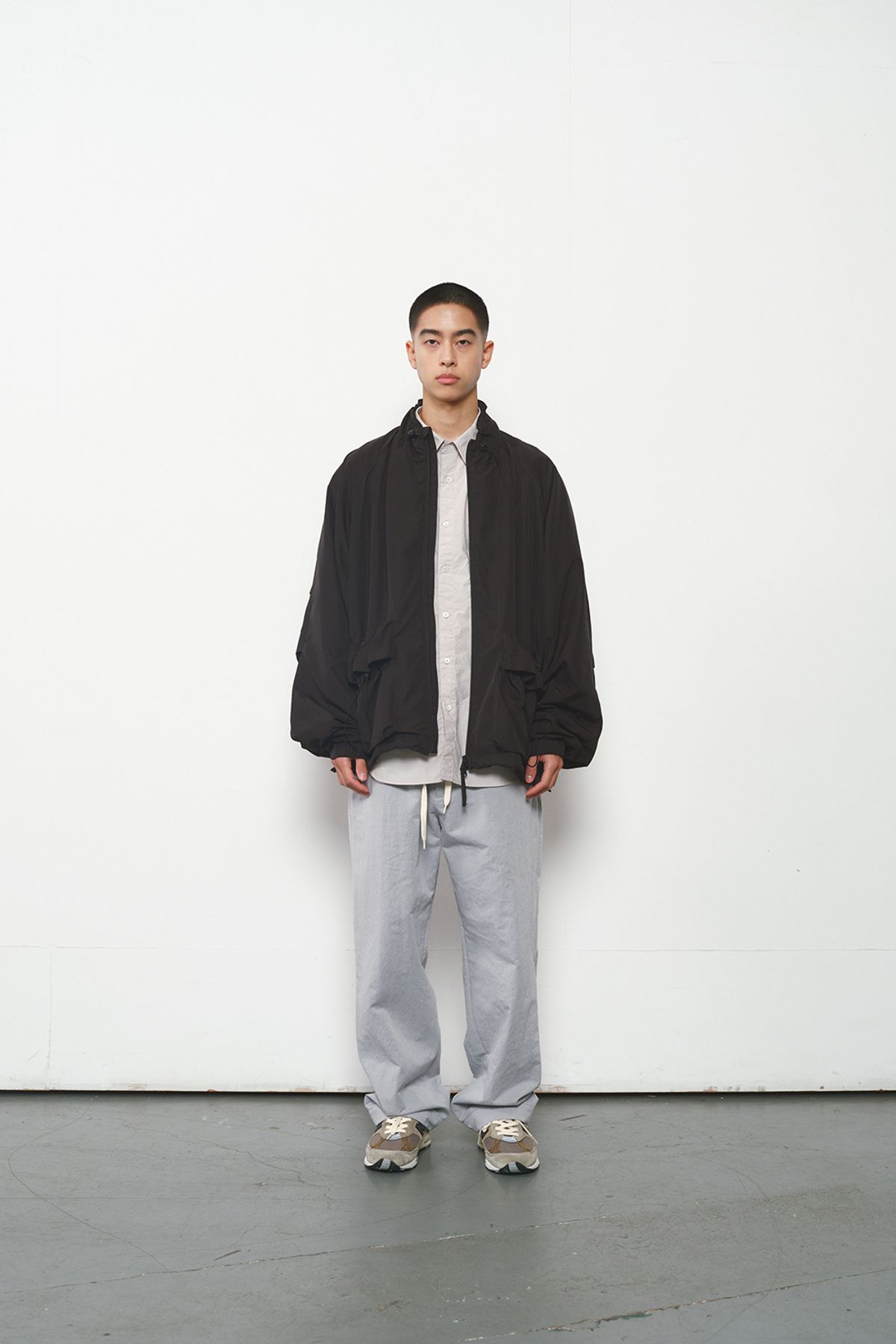 홀리선(HORLISUN) Parker String Jacket Black