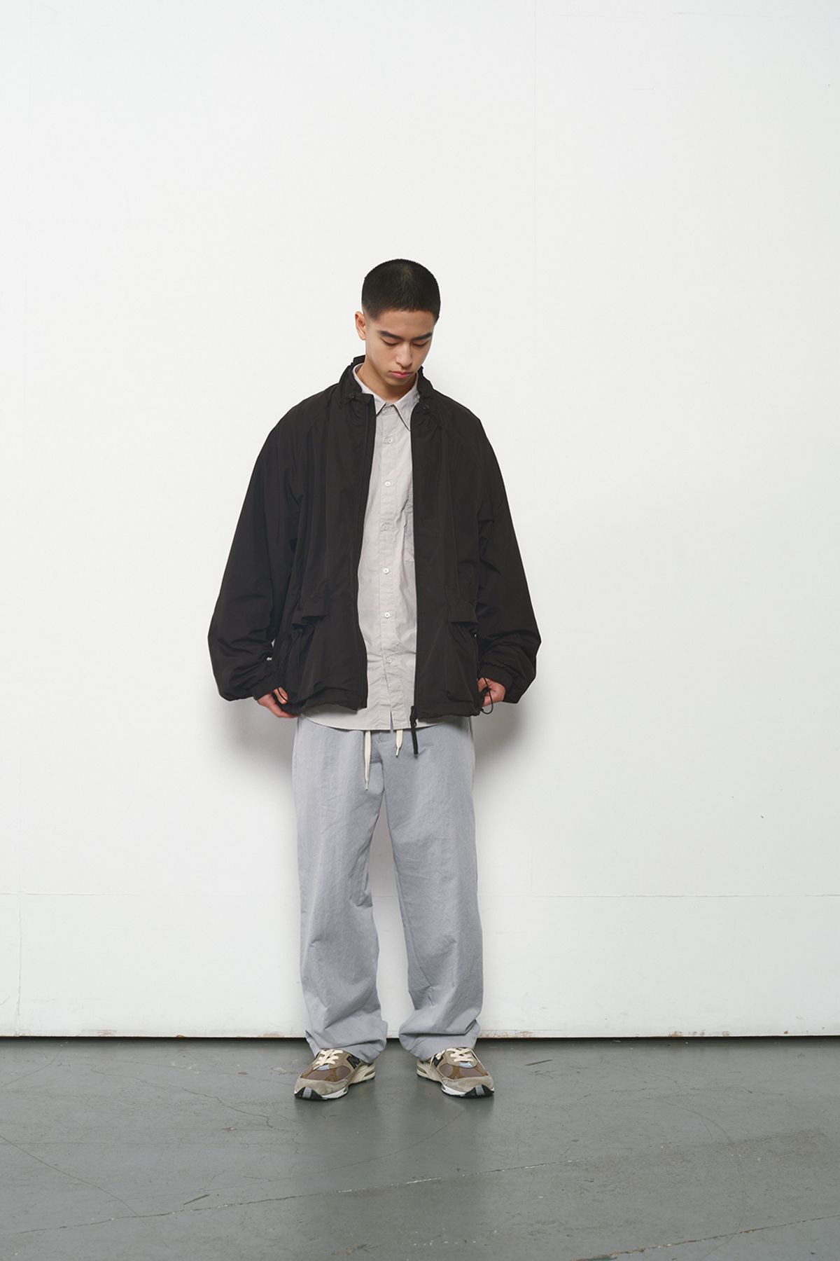 홀리선(HORLISUN) Parker String Jacket Black