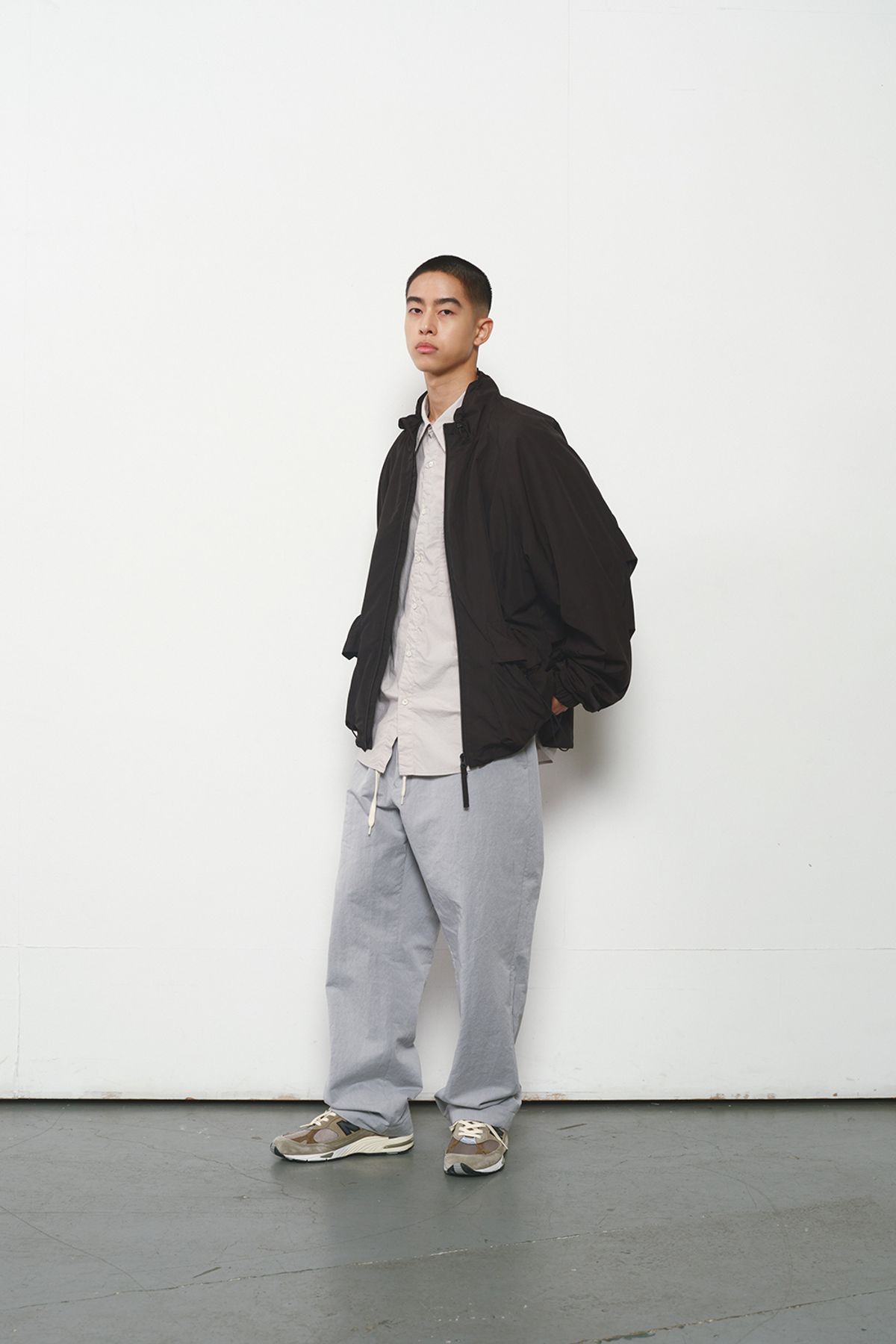 홀리선(HORLISUN) Parker String Jacket Black