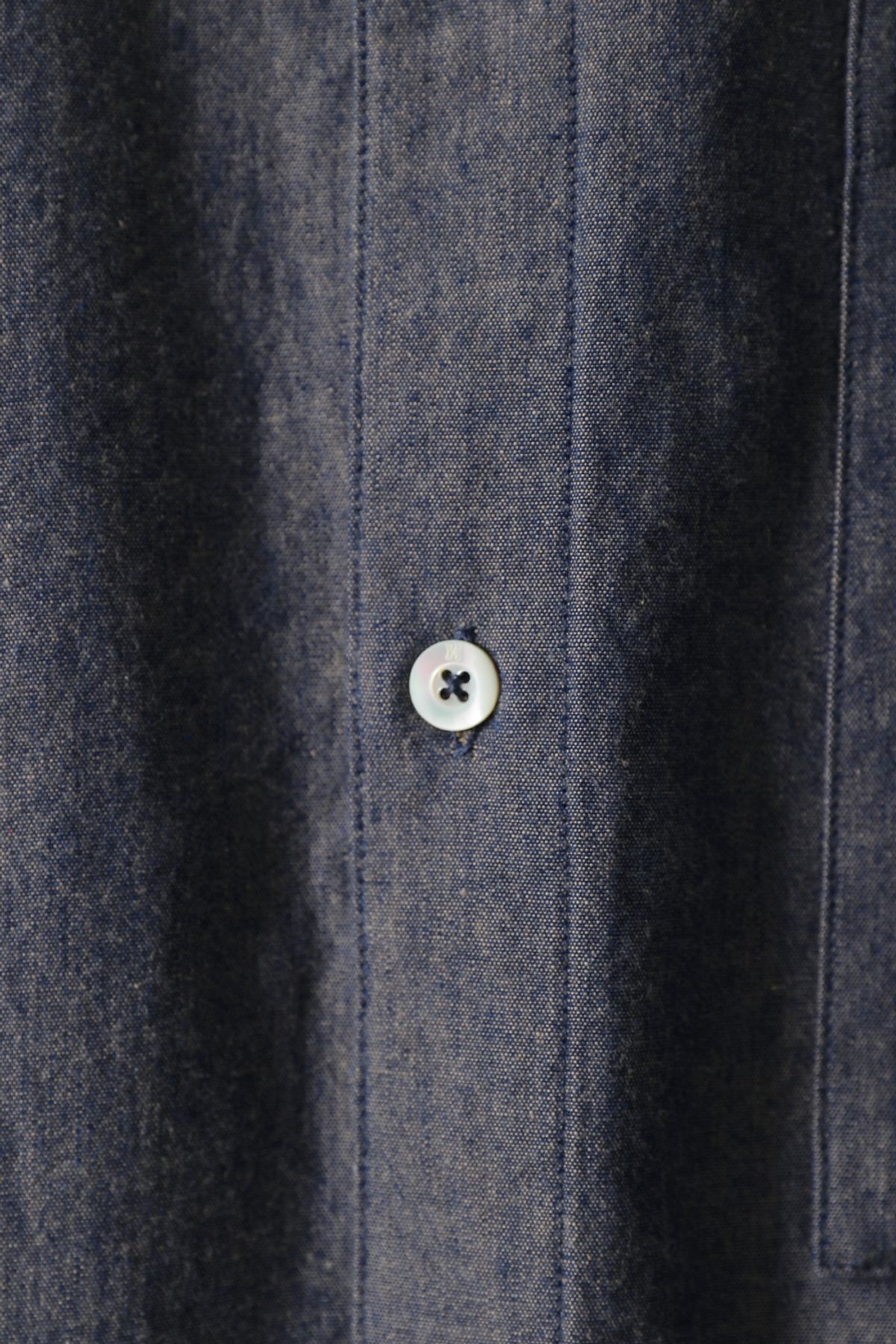 홀리선(HORLISUN) Jane Denim Shirt Blue