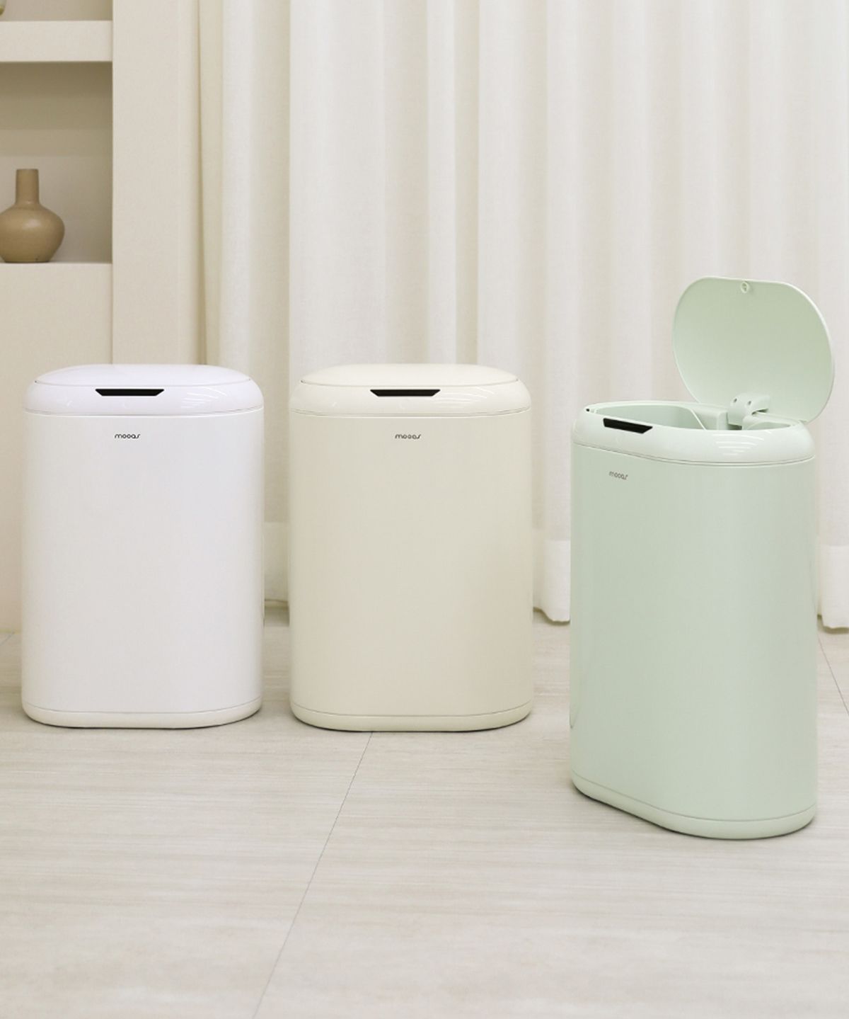 무아스(MOOAS) 밀크캔디 자동 센서 휴지통 2sizes