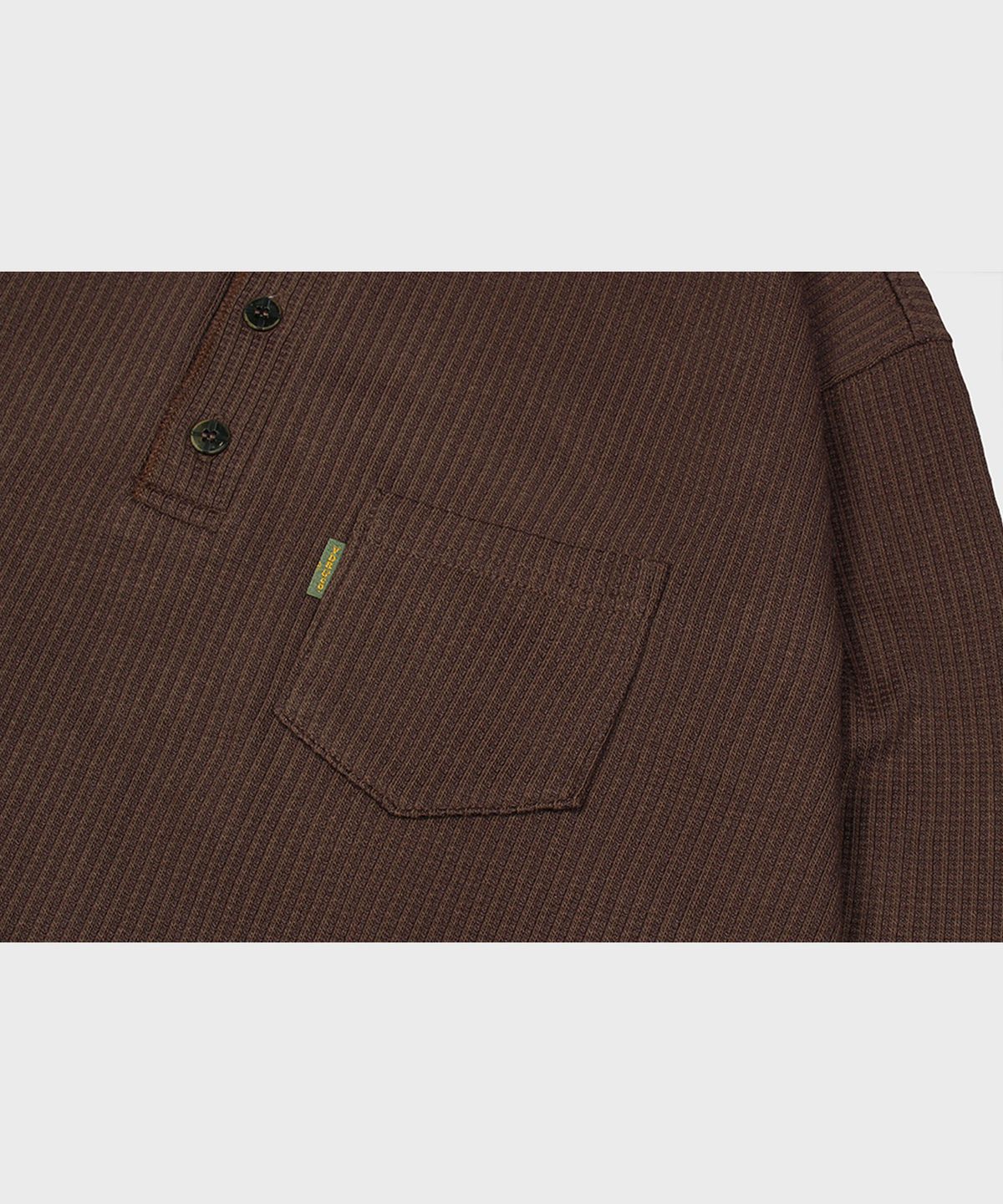 비디알(VDR) CLASSIC HENLYNECK LONG SLEEVE [Coca Mocha]