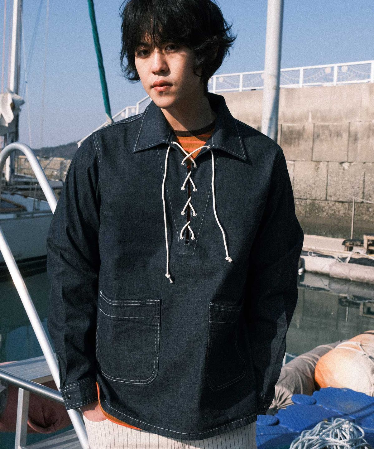 비디알(VDR) FISHERMAN DENIM SMOCK