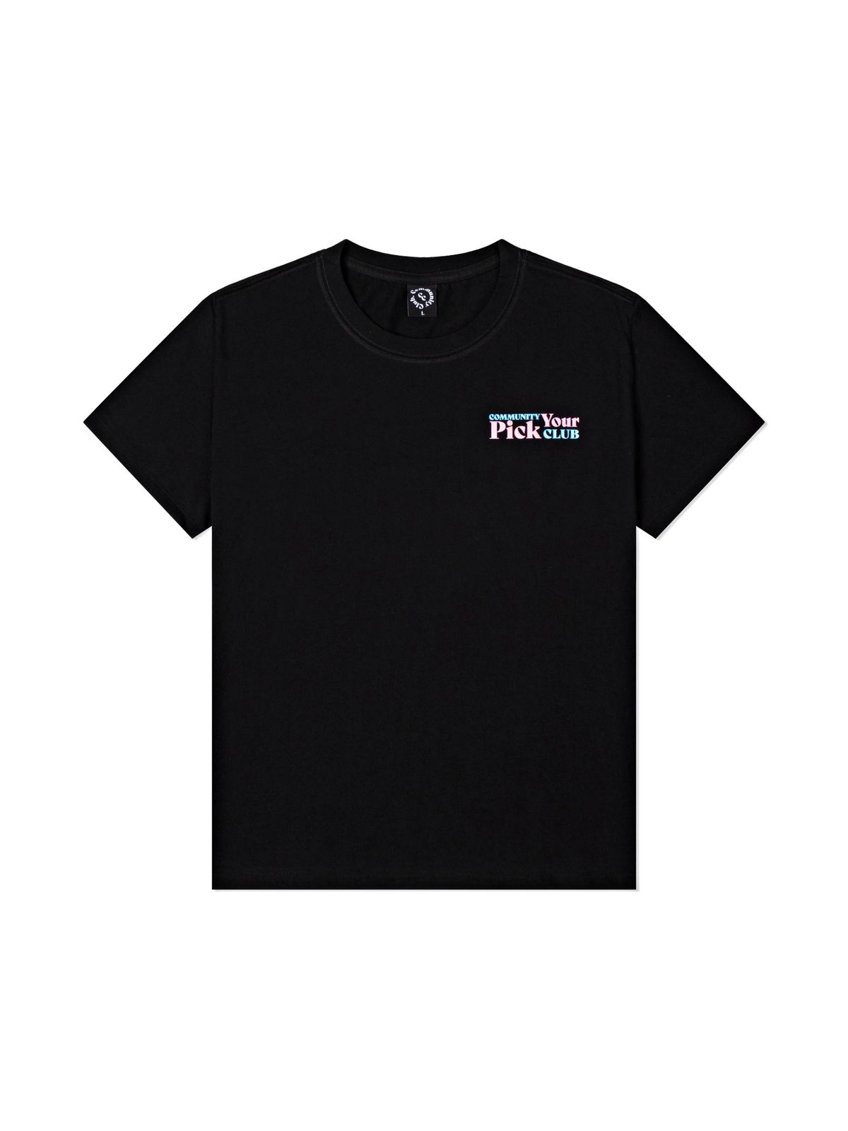 커뮤니티클럽(COMMUNITY CLUB) PYCC 티셔츠 PS (블랙)