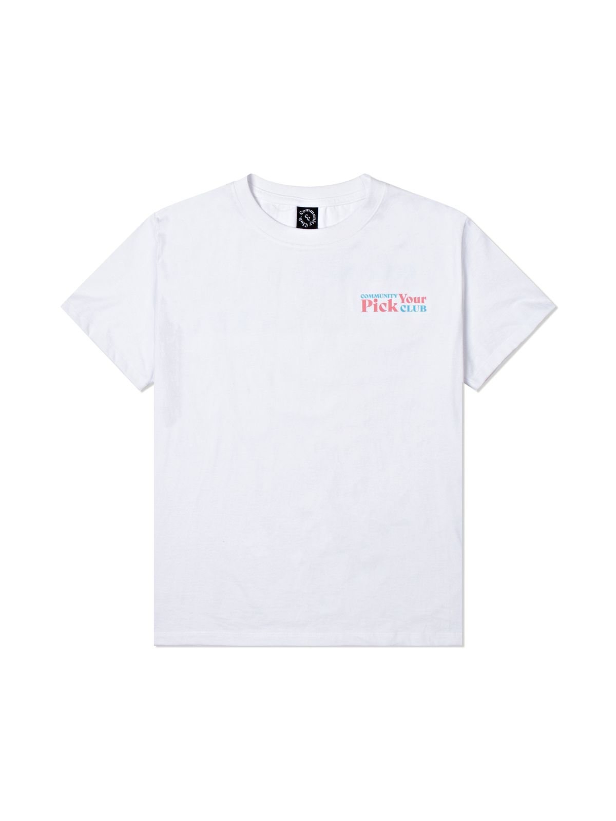커뮤니티클럽(COMMUNITY CLUB) PYCC 티셔츠 PS (화이트)