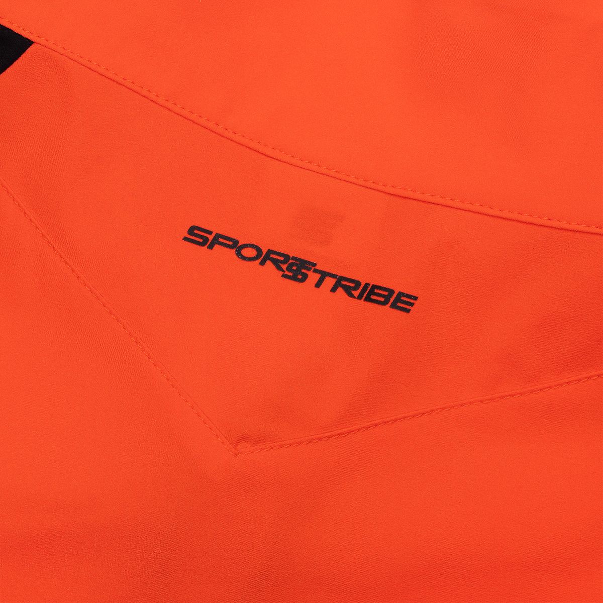 스포츠트라이브(SPORTSTRIBE) ST 반집업 바람막이 BK/OR