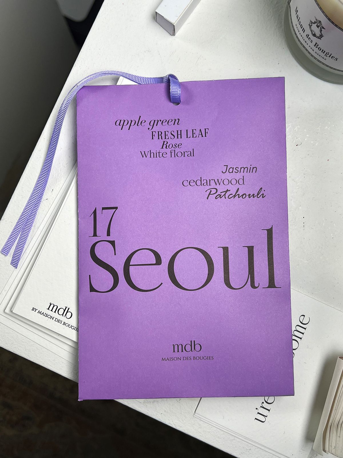 메종 데 부지(MAISON DES BOUGIES) 퍼퓸샤쉐 차량용,옷장용 방향제