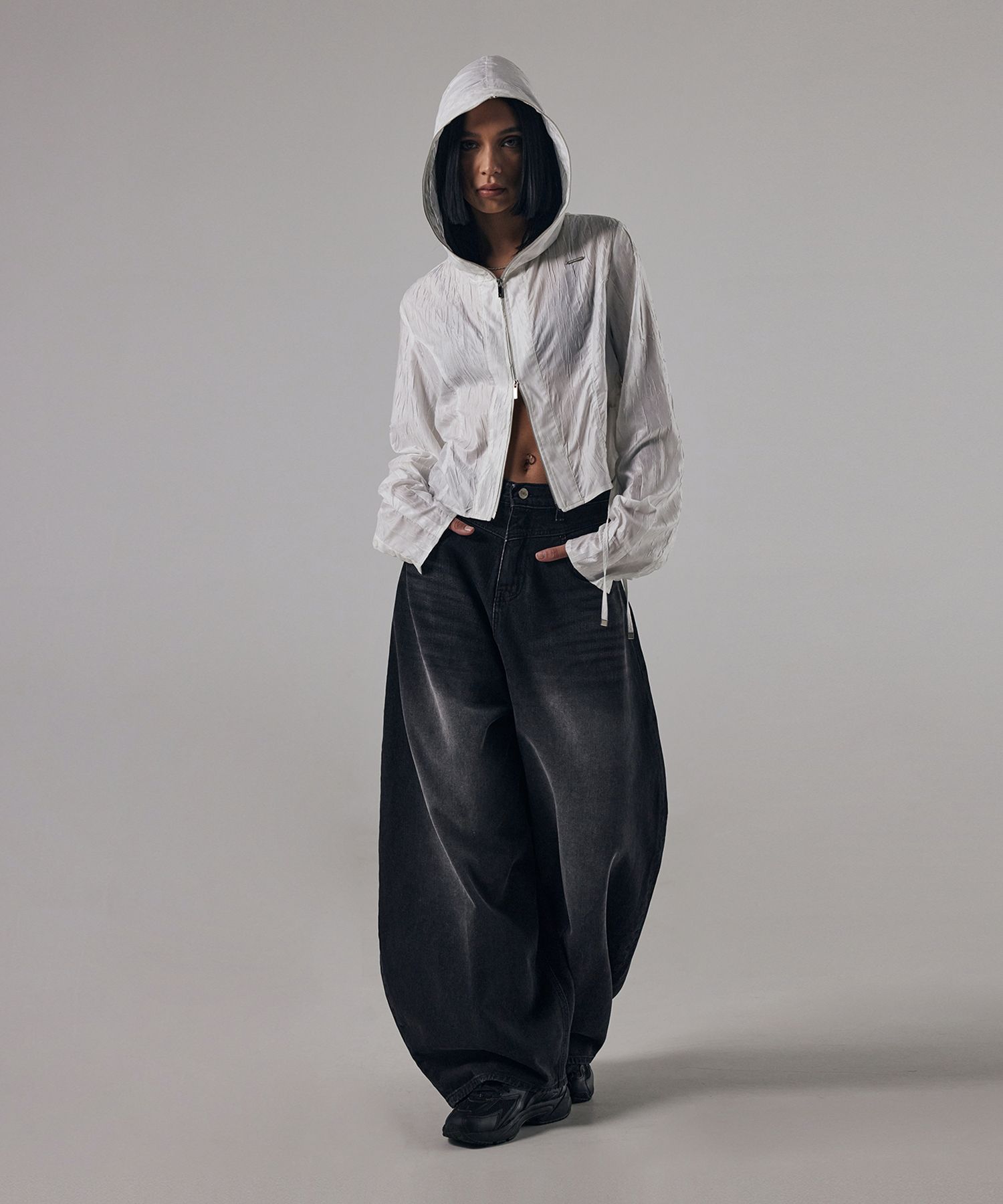 【TREEMINGBIRD】韓国人気★Front Yoke Denim Pants TREEMINGBIRD]☆ Front Yoke Denim Pants(2色) (TREEMINGBIRD