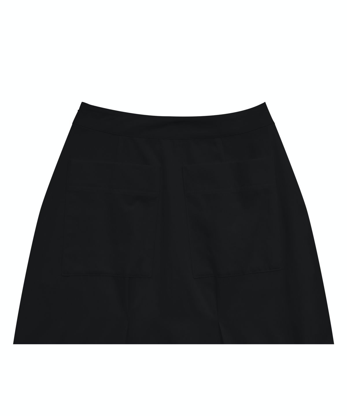 트리밍버드(TREEMINGBIRD) Bar-tack Pleated 2-way Fit Skirt [ Black ]