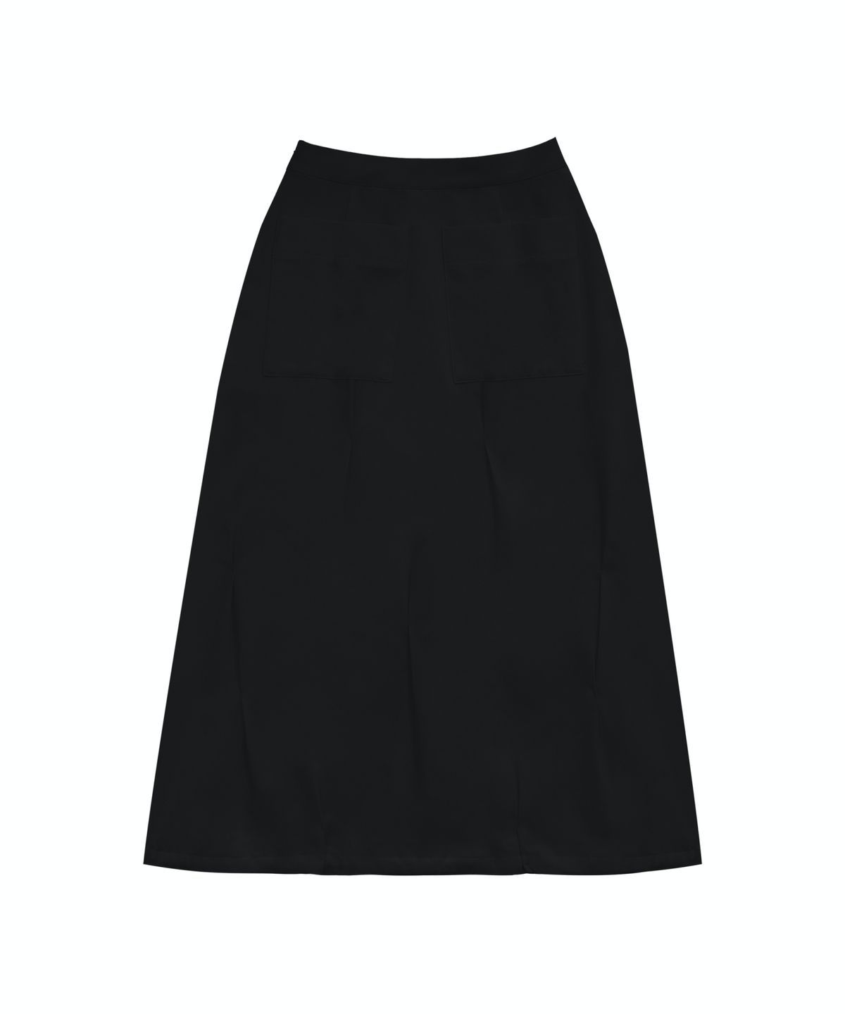 트리밍버드(TREEMINGBIRD) Bar-tack Pleated 2-way Fit Skirt [ Black ]