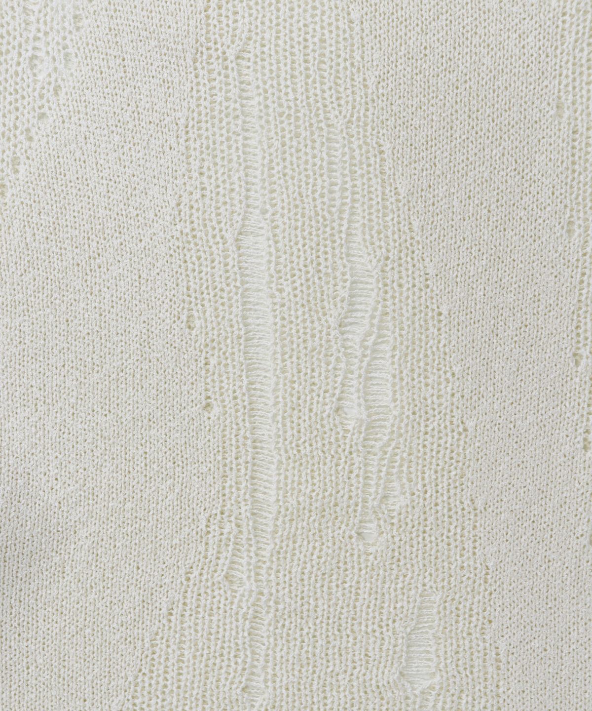 트리밍버드(TREEMINGBIRD) Brindled See-through Knit [ Ivory ]