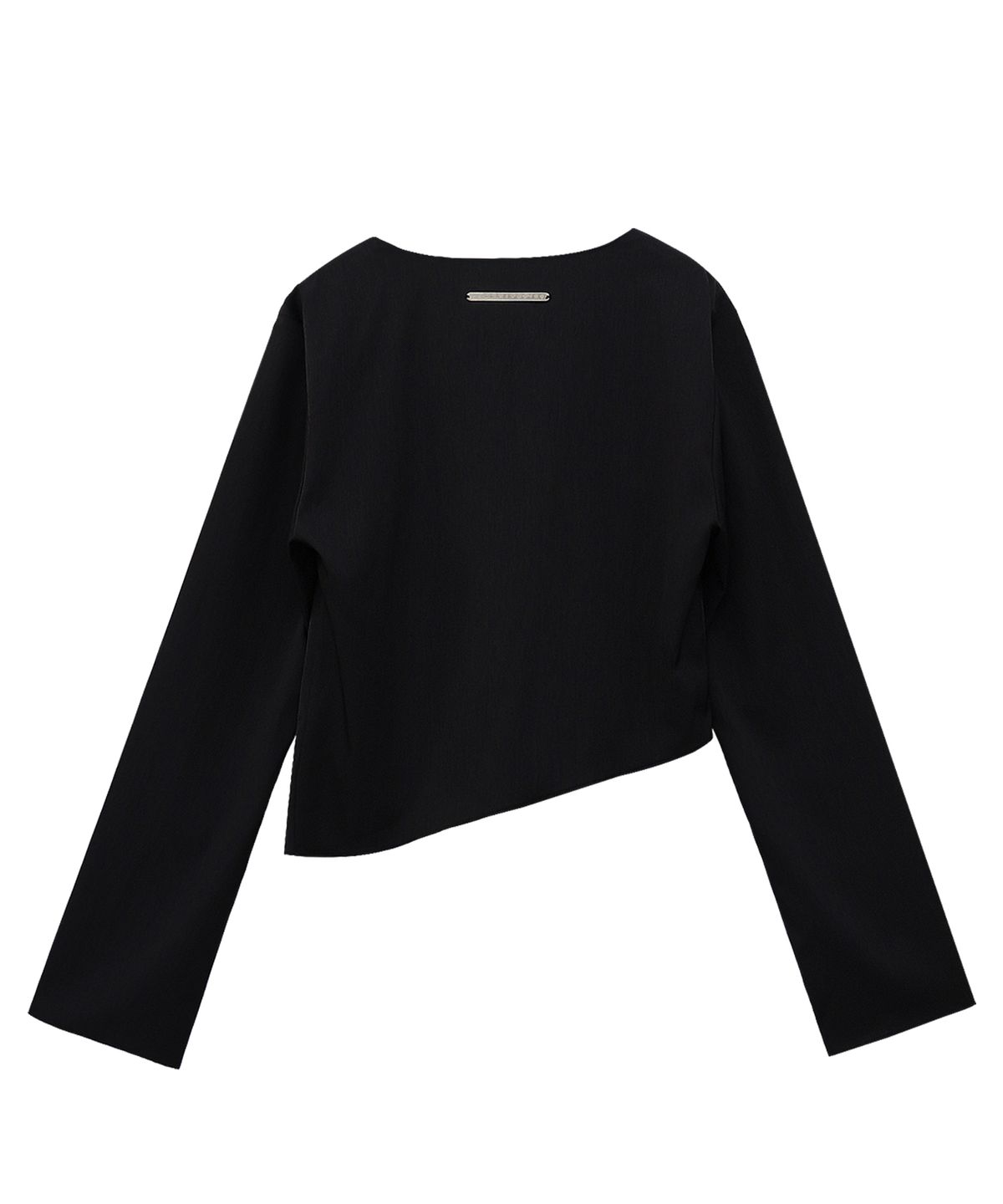 트리밍버드(TREEMINGBIRD) Cowl Blouse [ Black ]