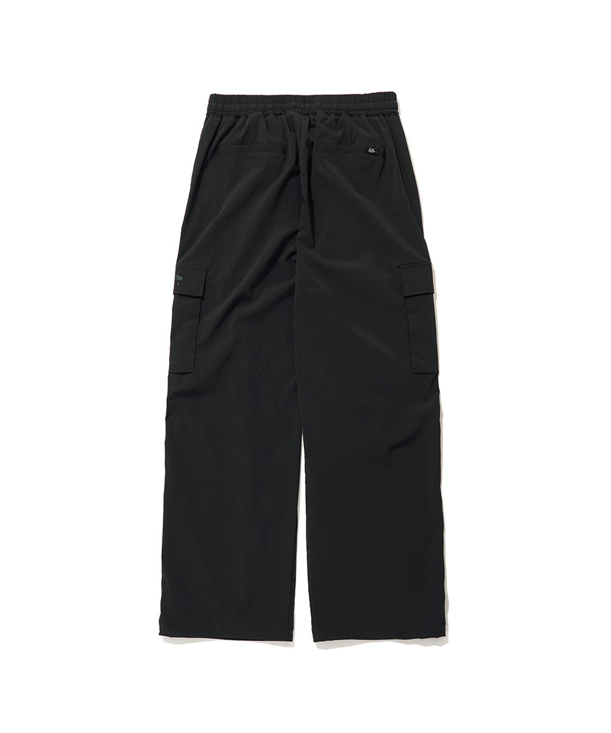 쿨트(KULTE) LIGHT WIDE CARGO PANTS BLACK