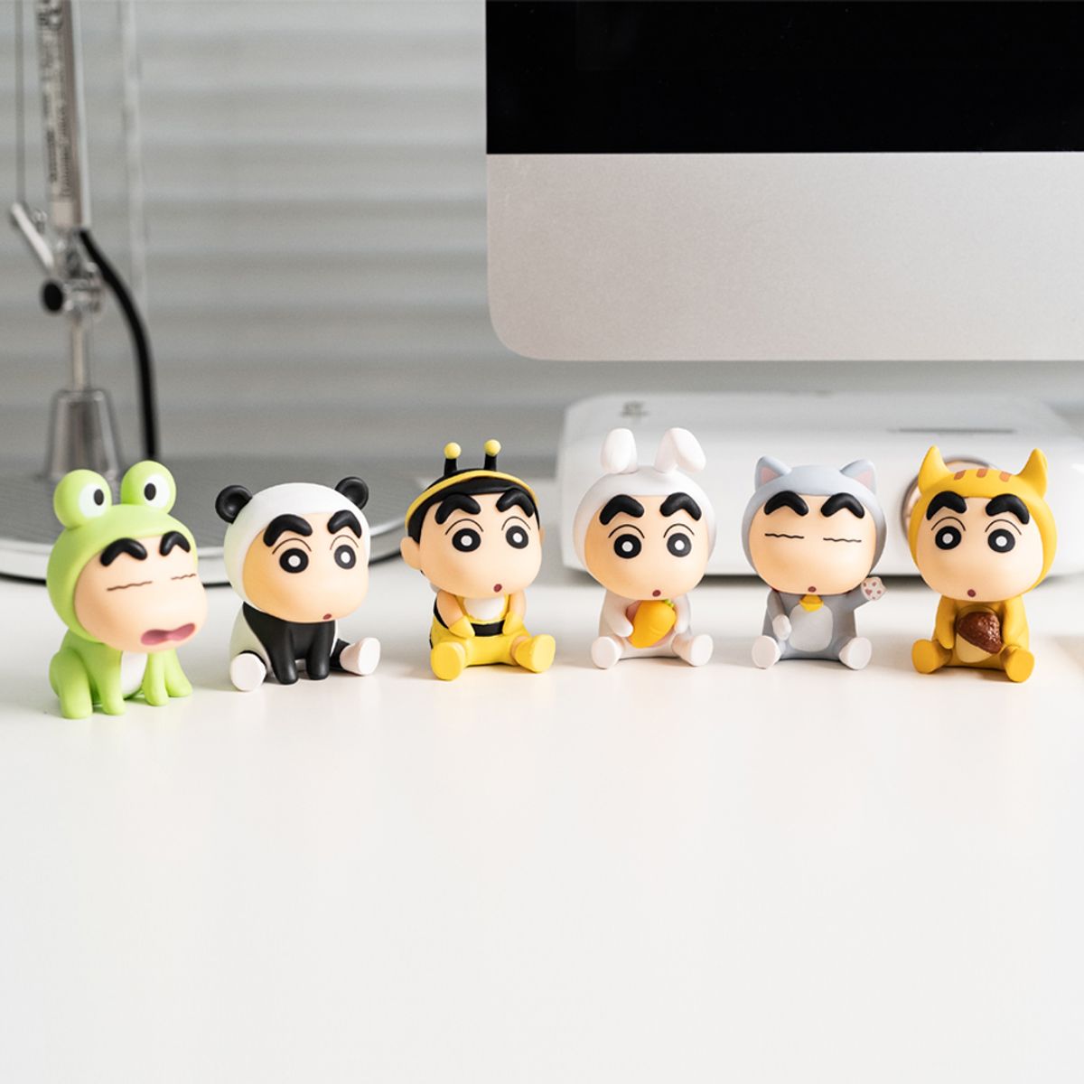 레토(LETO) 짱구 동물탈 2탄 피규어 6종 1SET