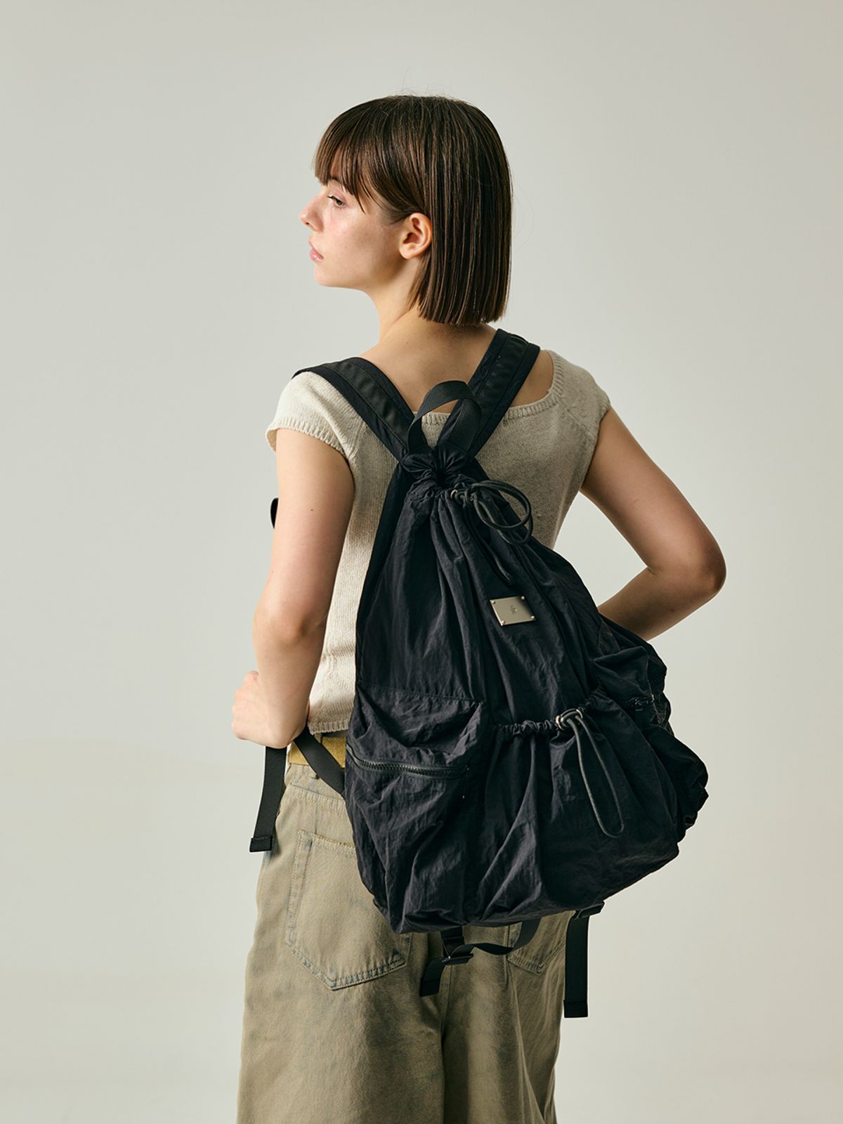 샐볼(SALBOL) LIGHT STREET BACKPACK [BLACK]
