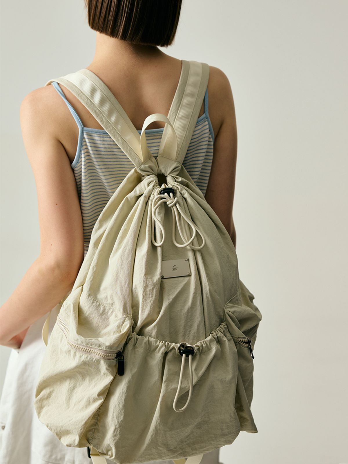 샐볼(SALBOL) LIGHT STREET BACKPACK [IVORY]