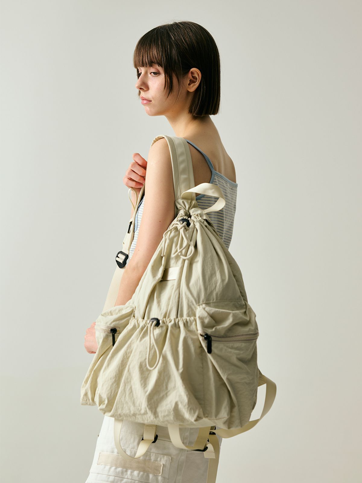 샐볼(SALBOL) LIGHT STREET BACKPACK [IVORY]