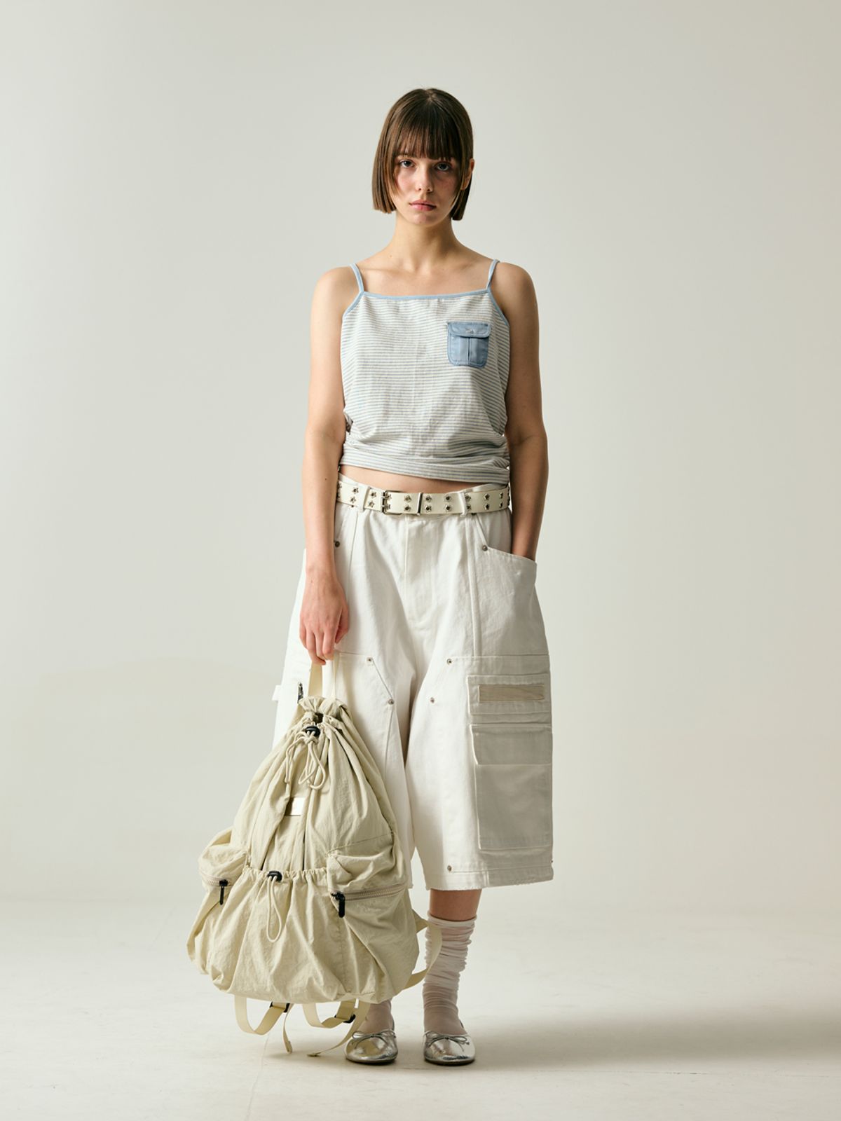 샐볼(SALBOL) LIGHT STREET BACKPACK [IVORY]