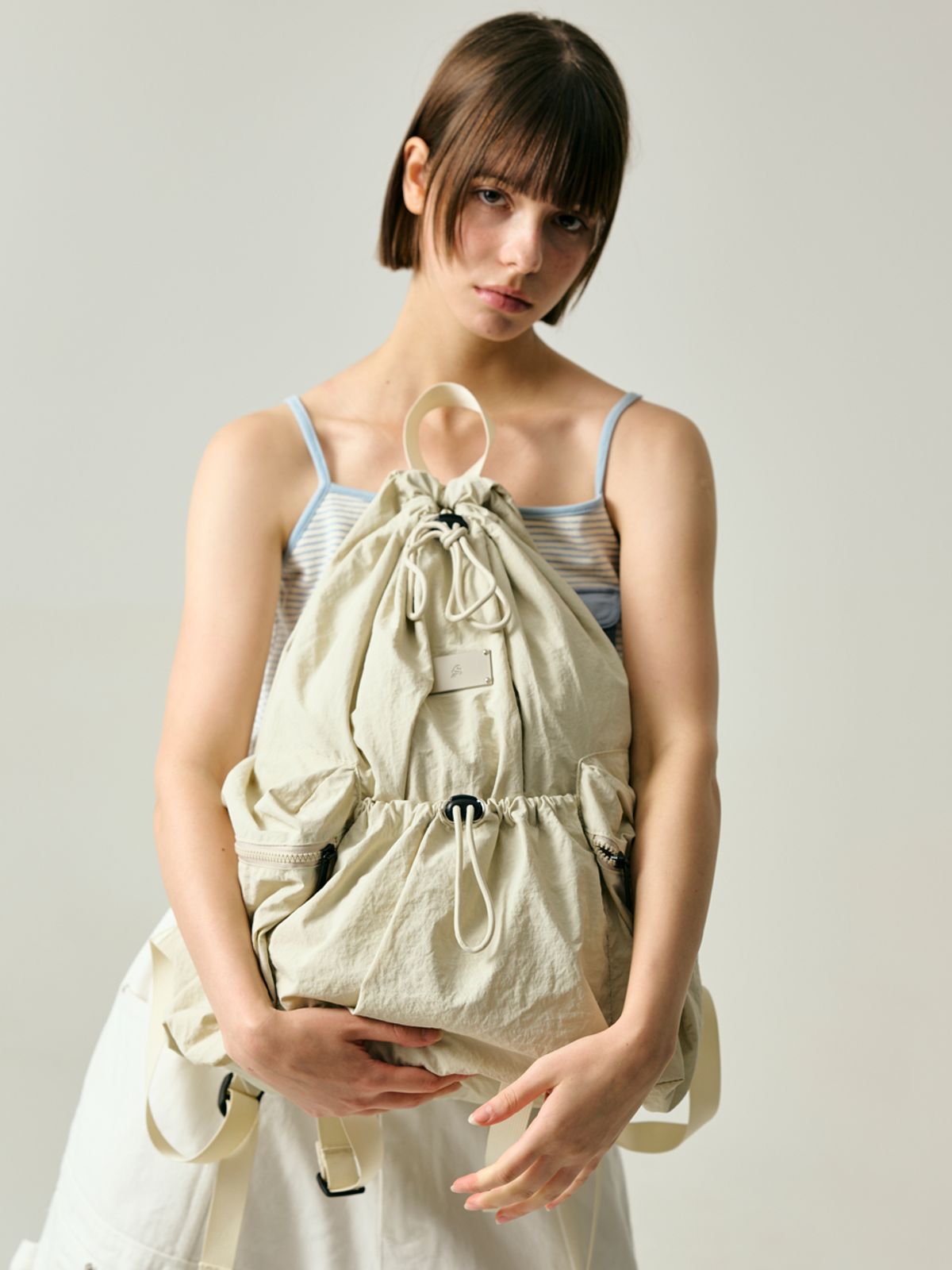 샐볼(SALBOL) LIGHT STREET BACKPACK [IVORY]