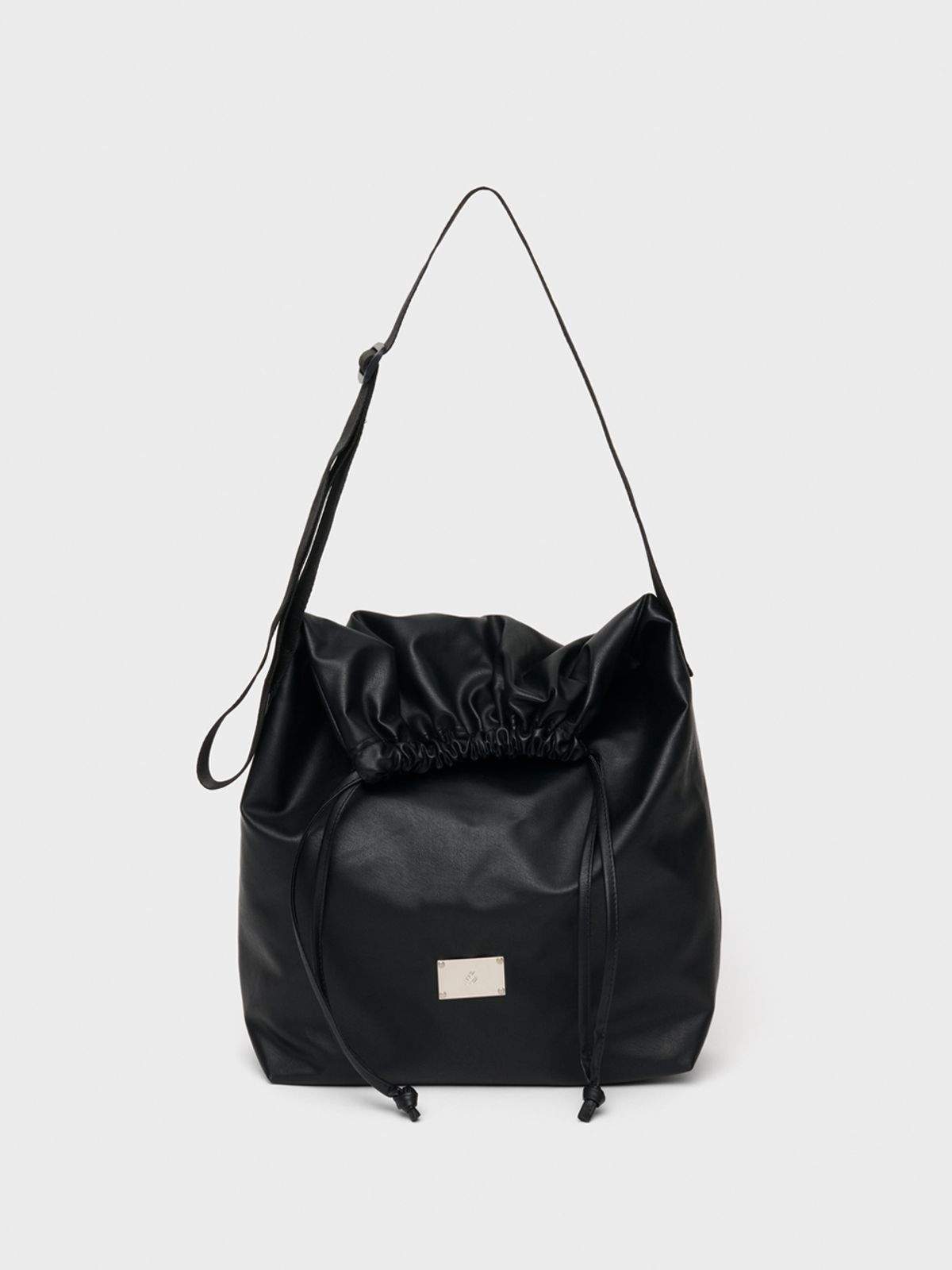 샐볼(SALBOL) LEATHER CITY CROSS BAG [BLACK]