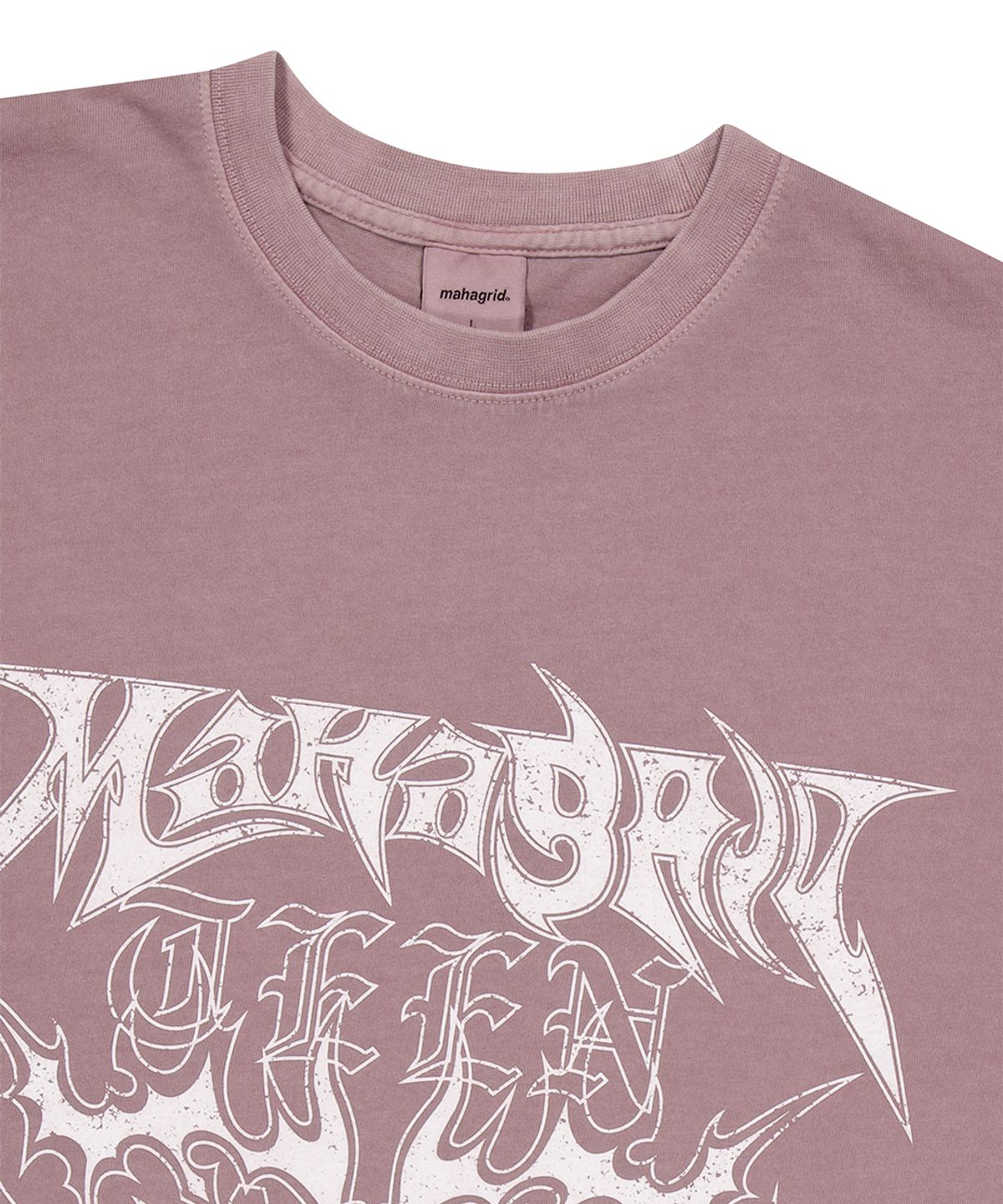 마하그리드(MAHAGRID) FLAME HEART PIGMENT TEE PINK(MG2EMMT504A)