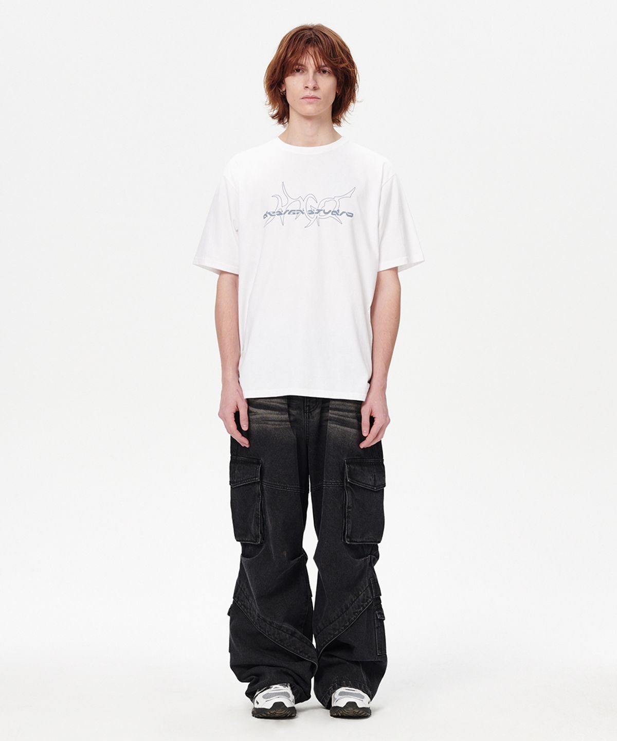 마하그리드(MAHAGRID) MULTI-LOGO TEE WHITE(MG2EMMT516A)