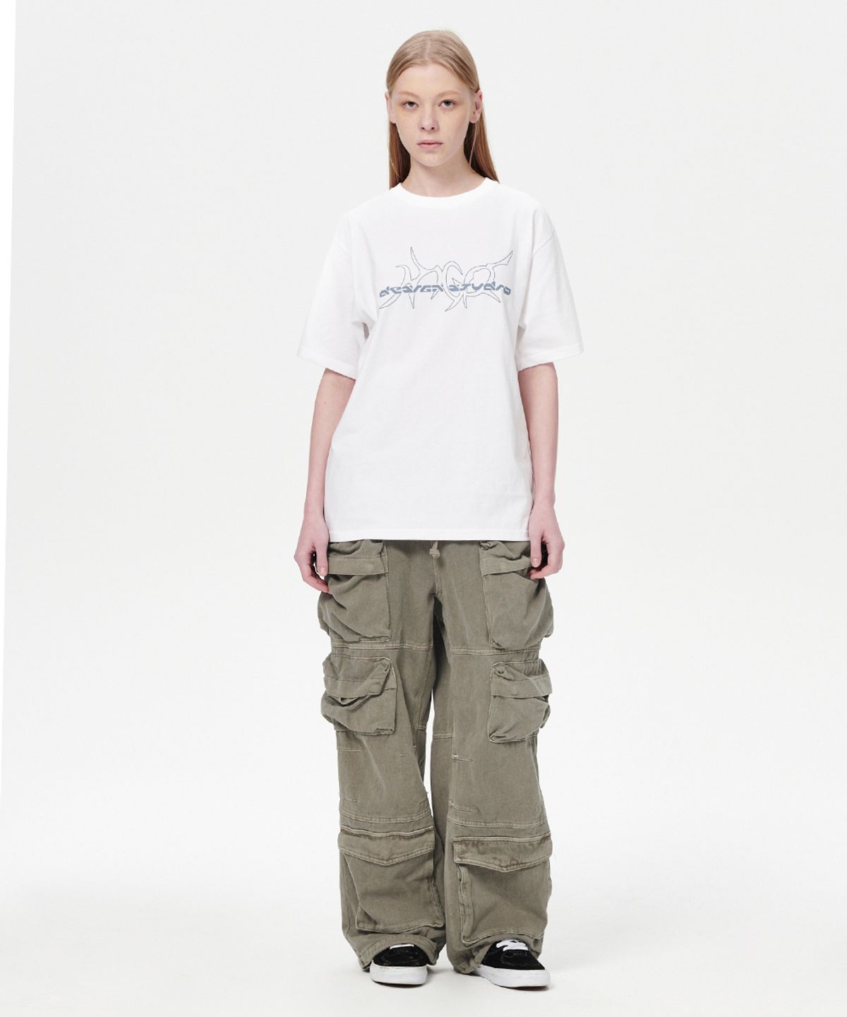 마하그리드(MAHAGRID) MULTI-LOGO TEE WHITE(MG2EMMT516A)