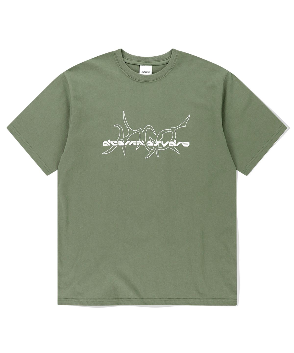 마하그리드(MAHAGRID) MULTI-LOGO TEE KHAKI(MG2EMMT516A)