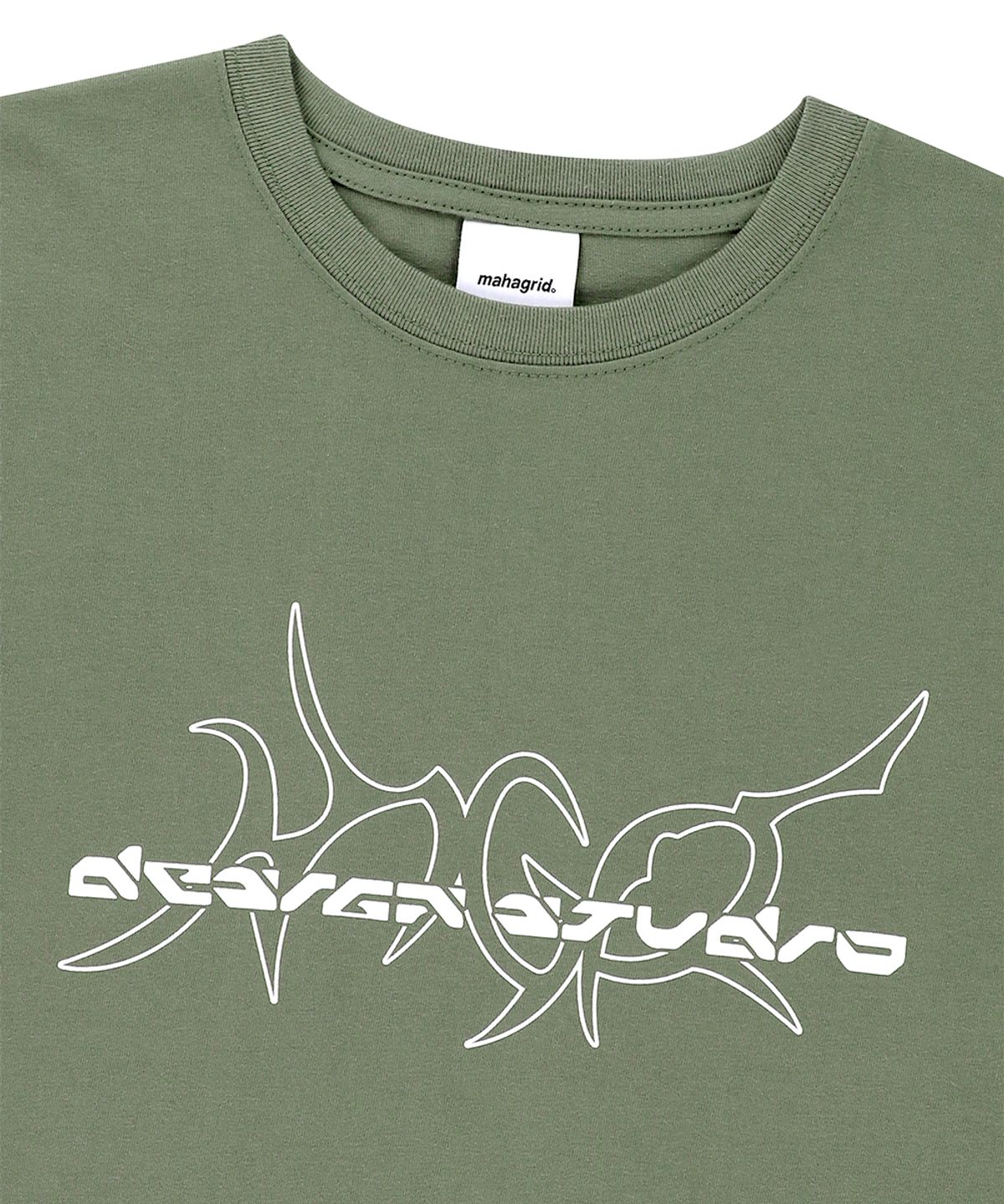 마하그리드(MAHAGRID) MULTI-LOGO TEE KHAKI(MG2EMMT516A)
