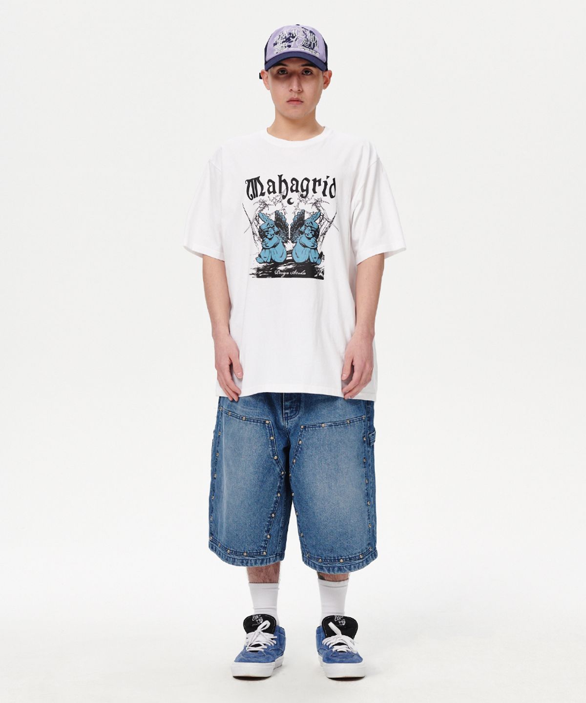 마하그리드(MAHAGRID) SLEEPING ANGELS TEE WHITE(MG2EMMT537A)