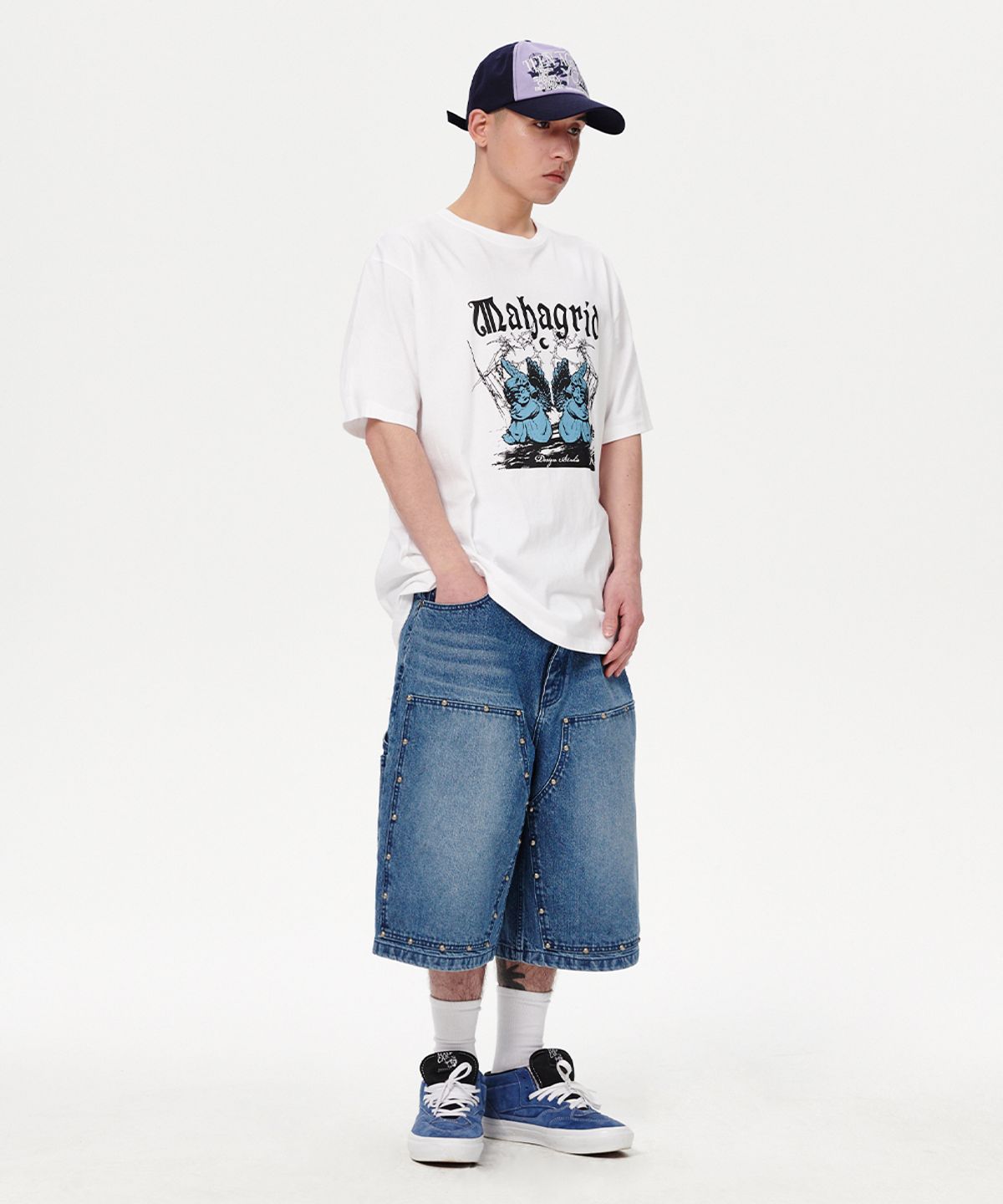마하그리드(MAHAGRID) SLEEPING ANGELS TEE WHITE(MG2EMMT537A)
