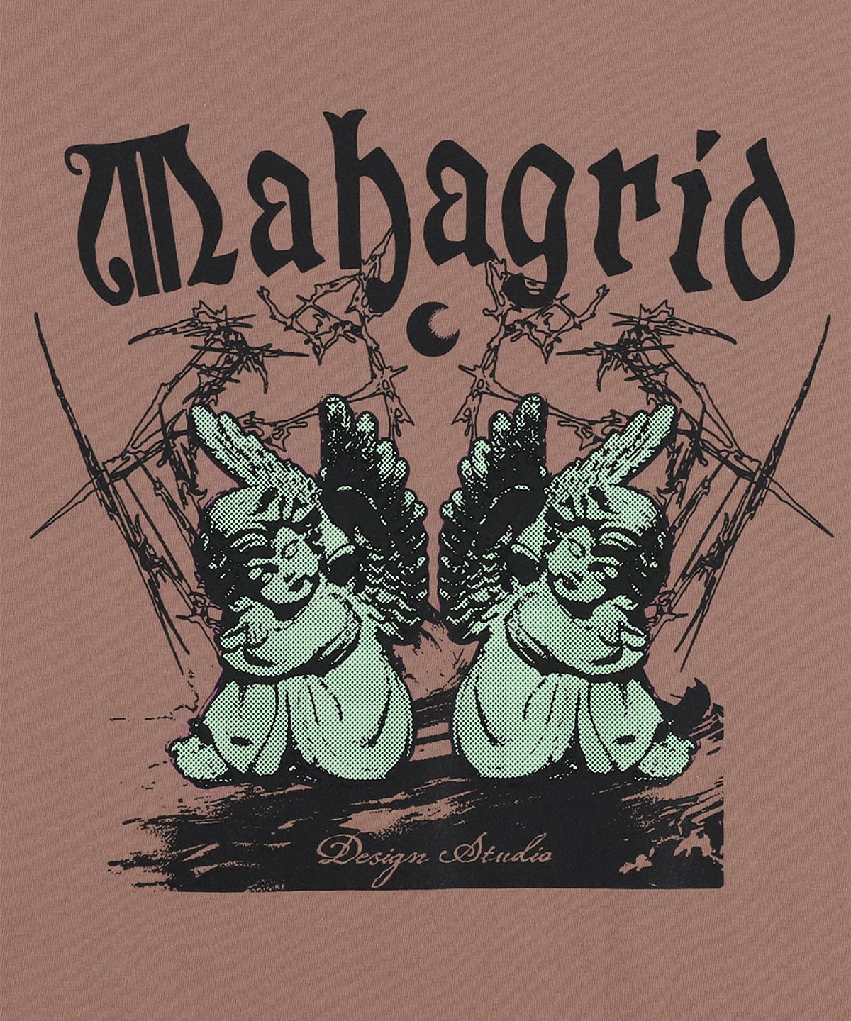 마하그리드(MAHAGRID) SLEEPING ANGELS TEE RED BEIGE(MG2EMMT537A)