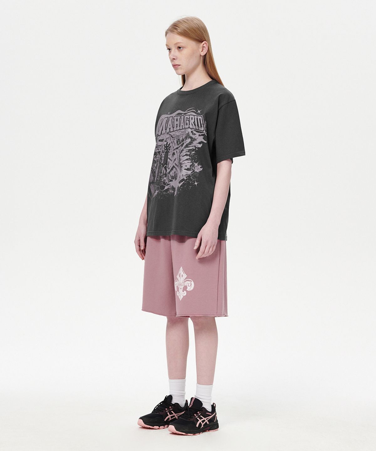 마하그리드(MAHAGRID) FLEUR BONES SHORT PINK(MG2EMMPA03A)