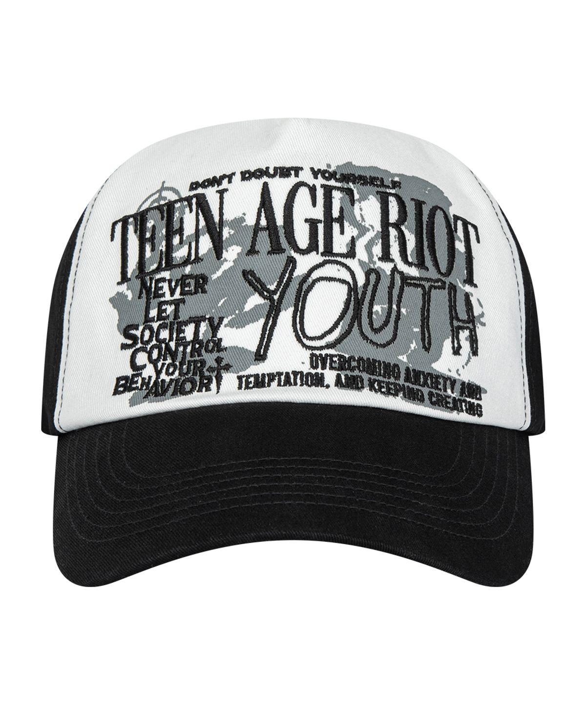 마하그리드(MAHAGRID) YOUTH TWO TONE BALL CAP BLACK(MG2ESMAB41A)