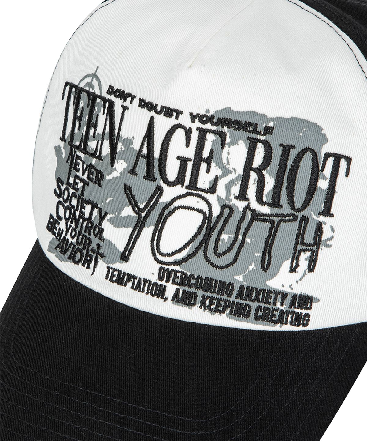마하그리드(MAHAGRID) YOUTH TWO TONE BALL CAP BLACK(MG2ESMAB41A)