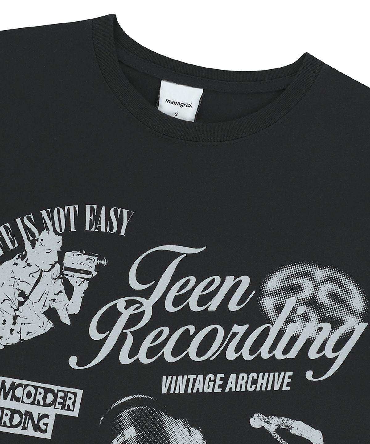 마하그리드(MAHAGRID) RECORDING TEE BLACK(MG2EMMT539A)