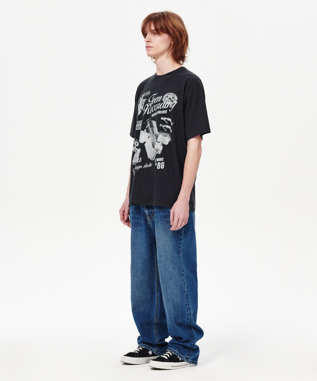 마하그리드(MAHAGRID) RECORDING TEE BLACK(MG2EMMT539A)