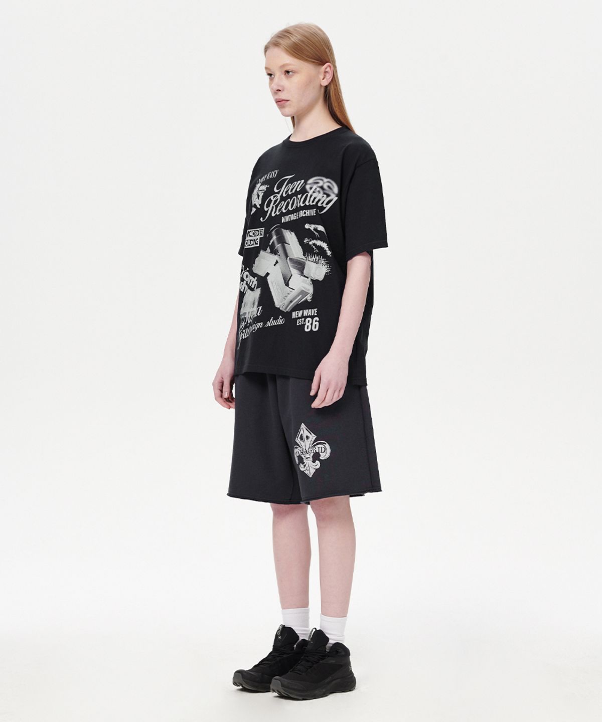 마하그리드(MAHAGRID) RECORDING TEE BLACK(MG2EMMT539A)