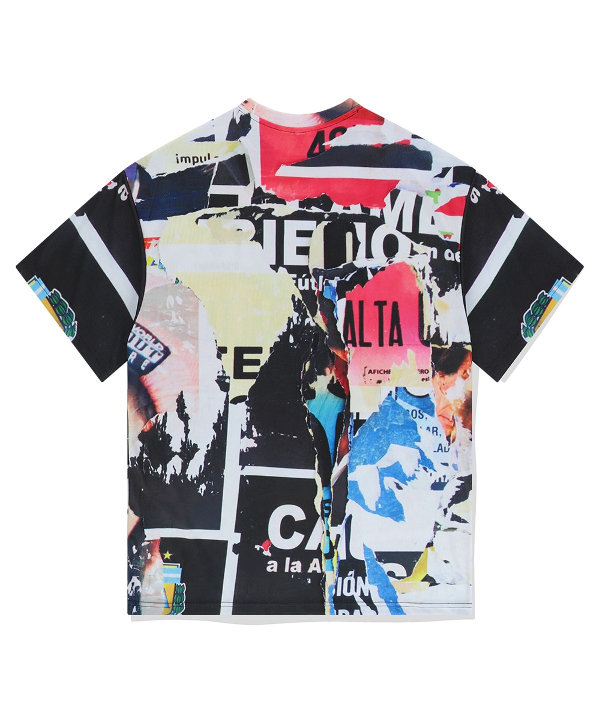 마하그리드(MAHAGRID) COLLAGE MESH TEE MULTI(MG2EMMT544A)