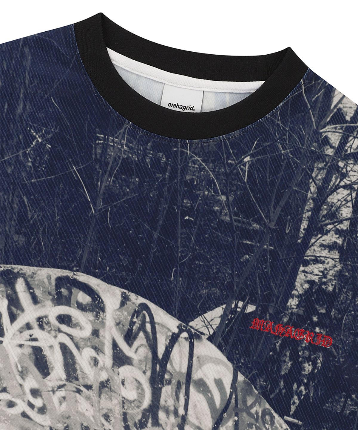 마하그리드(MAHAGRID) SKATE PARK MESH TEE MONO(MG2EMMT547A)