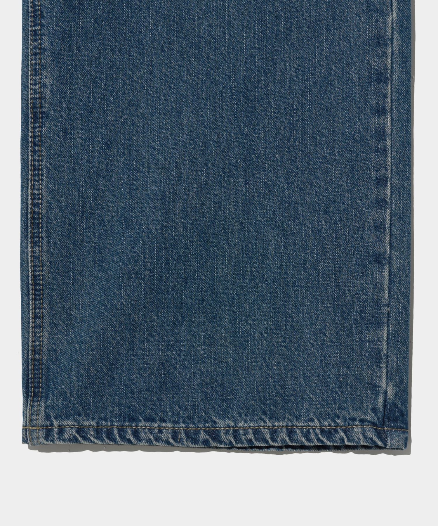 ★SATUR★ Rain Wide Straight Denim Pants Union Washed Blue MUSINSA | SATUR Rain Wide Straight Denim Pants Light Washed Blue