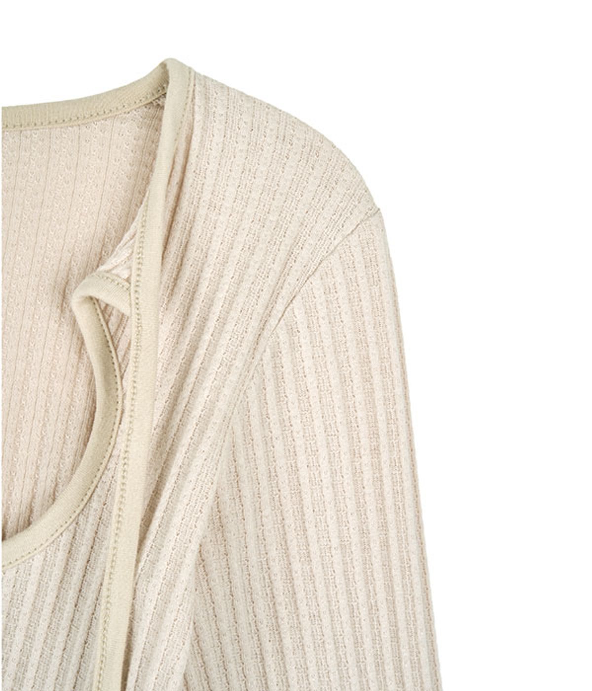 유쓰배쓰(YOUTHBATH) MULTI STRING LONG SLEEVE_BEIGE